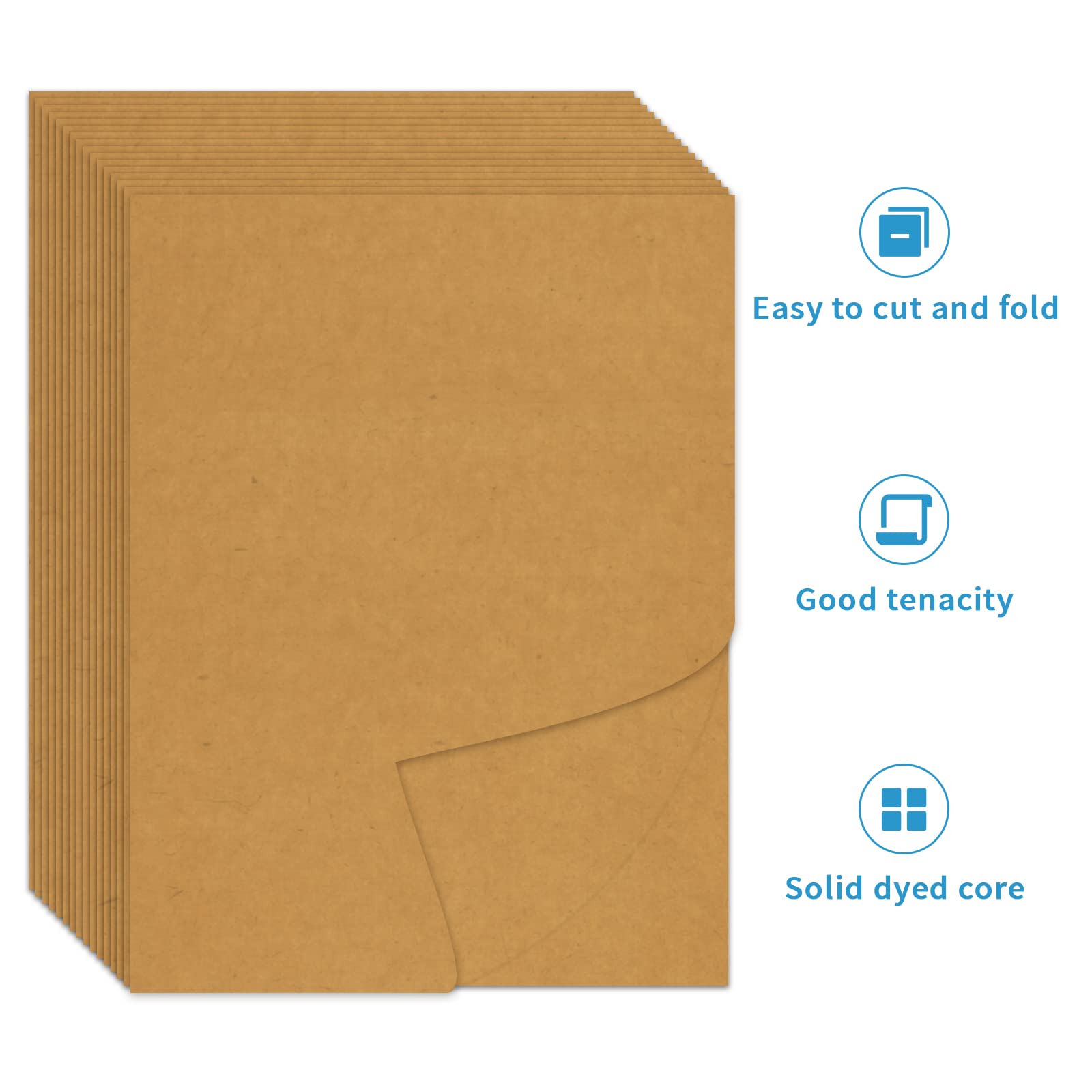 Premium 100 Sheets Pastel Blue Cardstock Paper 8.5 x 11 Inches - 250gsm/92lb Thick Construction Paper for DIY Crafts, Card Making, Invitations, Scrapbooking, Printing & Drawing - Perfect for School Projects, Wedding Invitations & Home Decor