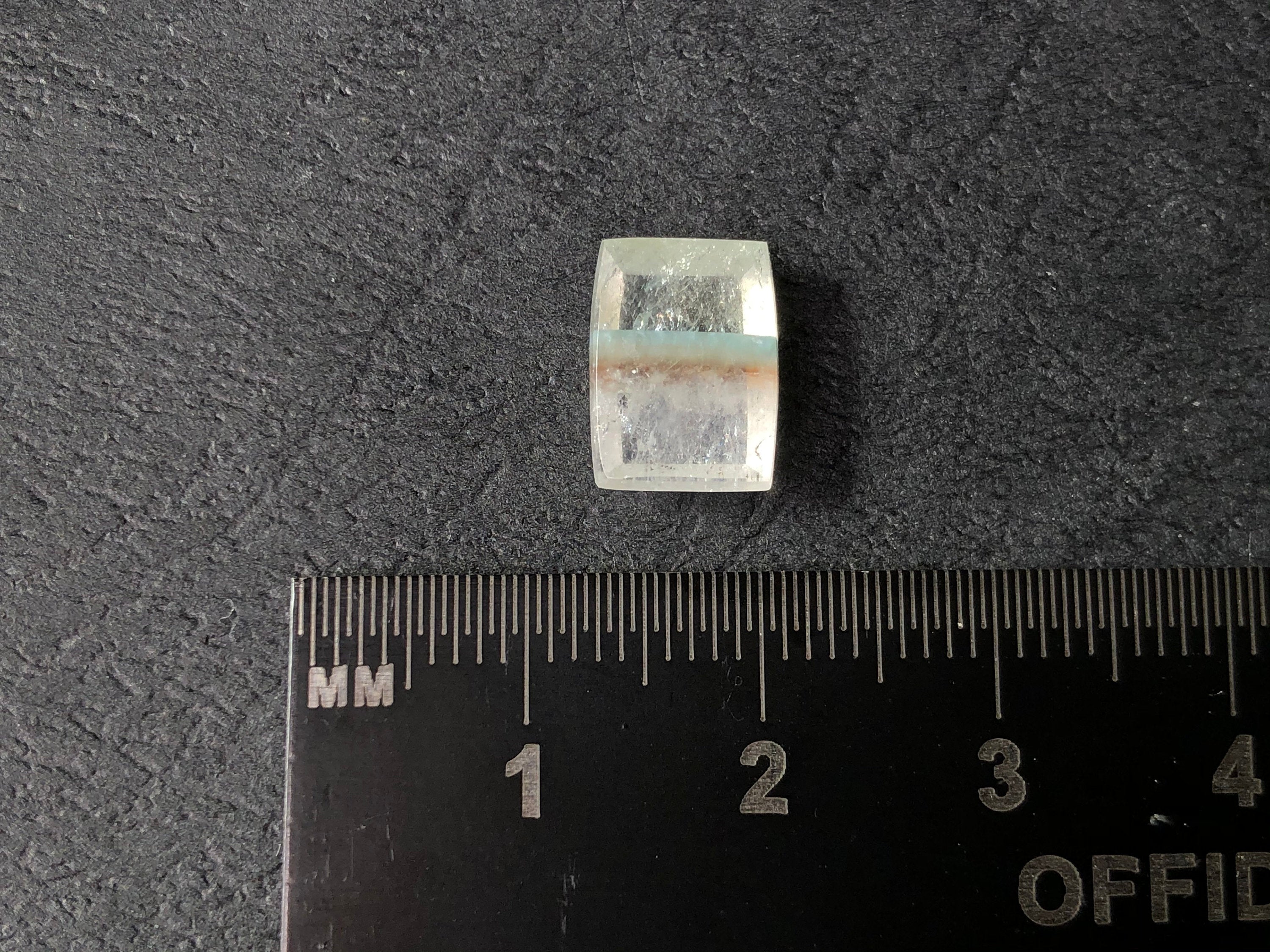 GILALITE Cabochon | Medusa Paraiba Quartz Striped Rectangle Gemstone for Jewelry Making (43847) – Perfect for Necklaces, Earrings & DIY Craft Projects