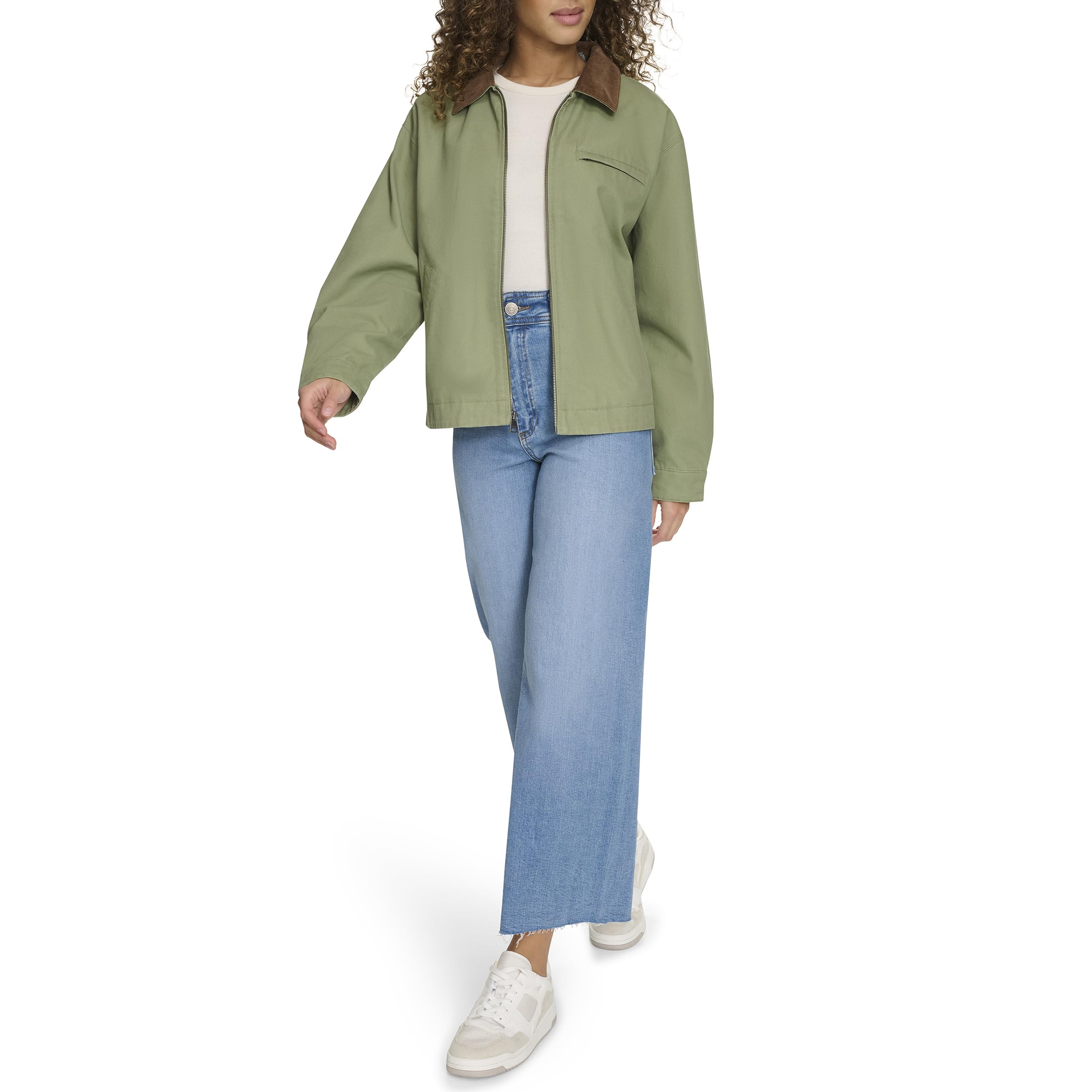 Levi's Women's Utility Jacket - Stylish & Durable Denim Jacket for Everyday Wear | Perfect for Casual Outfits, Outdoor Adventures & Layering in Fall & Spring