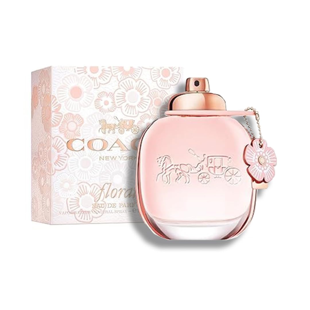 Coach Floral Perfume for Women - Eau De Parfum Spray 1.7 oz | Long-Lasting Luxury Fragrance for Everyday Wear & Special Occasions