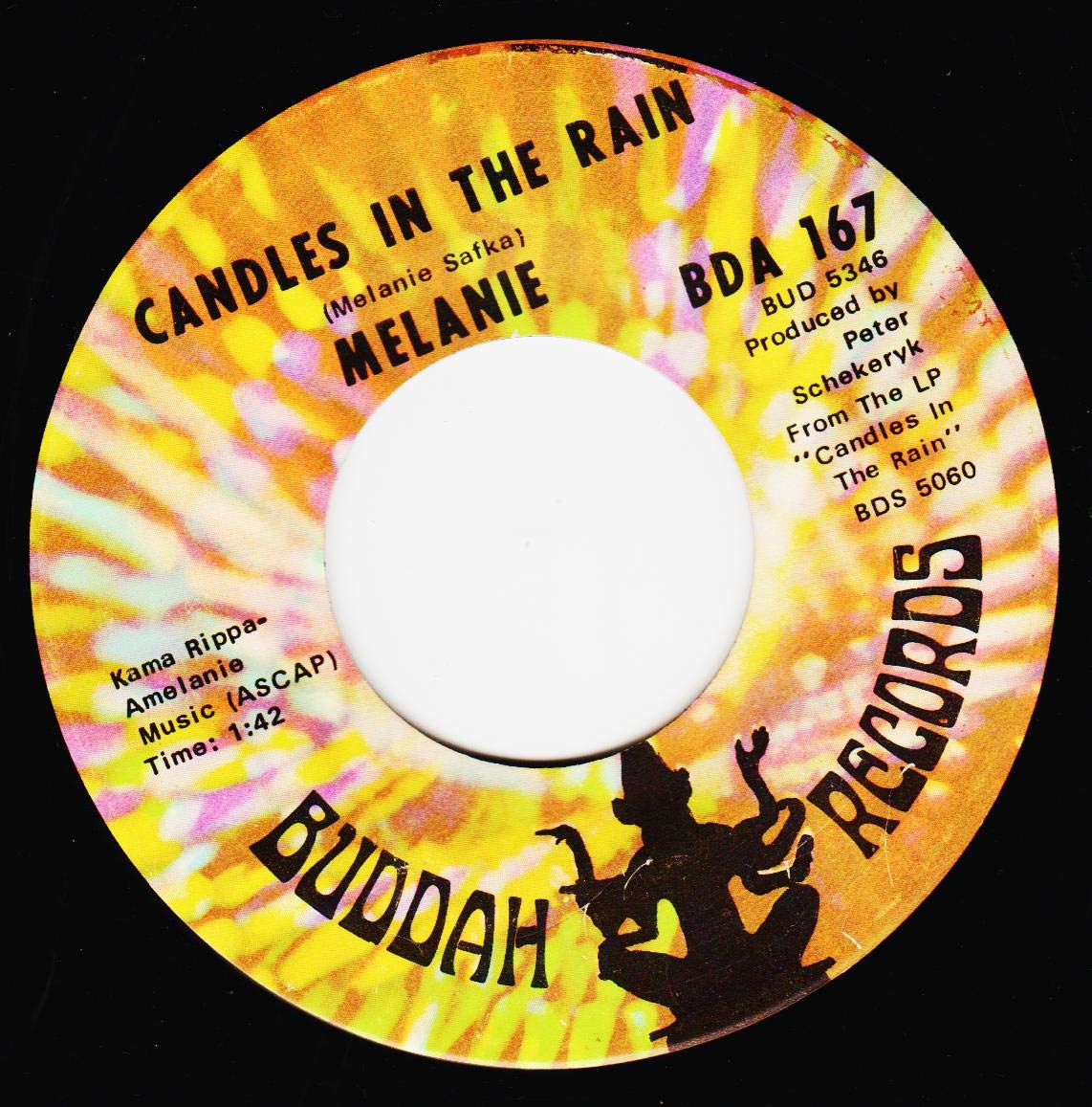 Lay Down / Candles in the Rain (45/7') Vinyl Record - Classic Rock Music Collectible for Home Decor & Music Lovers