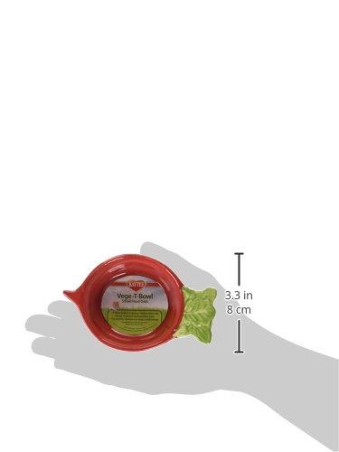 Kaytee Vege-T-Bowl Radish 3 Inches - Green Small Animal Treat for Rabbits, Guinea Pigs & Hamsters - Perfect for Cage Enrichment & Healthy Snacking