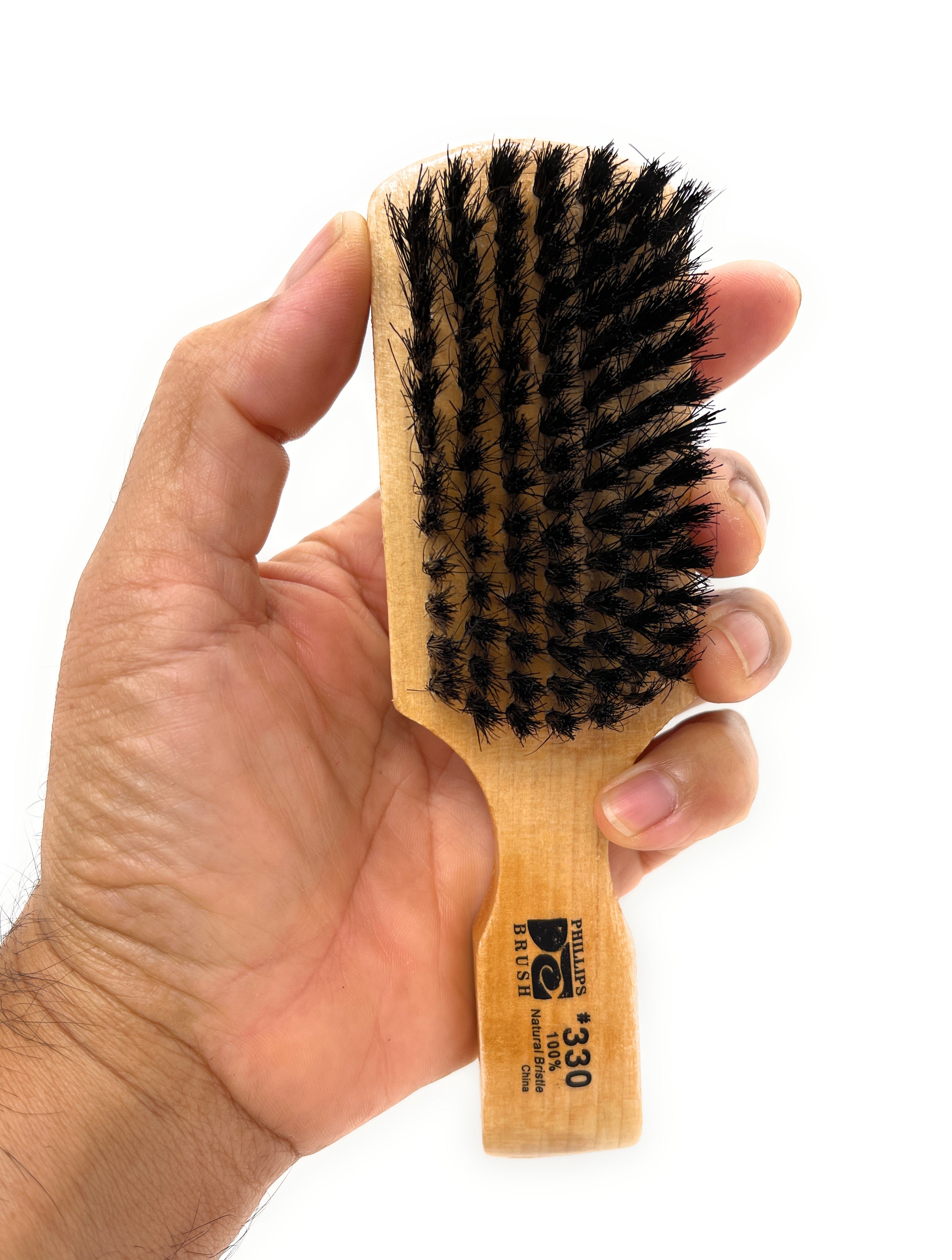 Phillips #330 Club Brush - 100% Pure Bristle, 7-Row Wooden Handle for Professional Painting & Wood Staining | Perfect for DIY Projects, Furniture Refinishing & Home Improvement