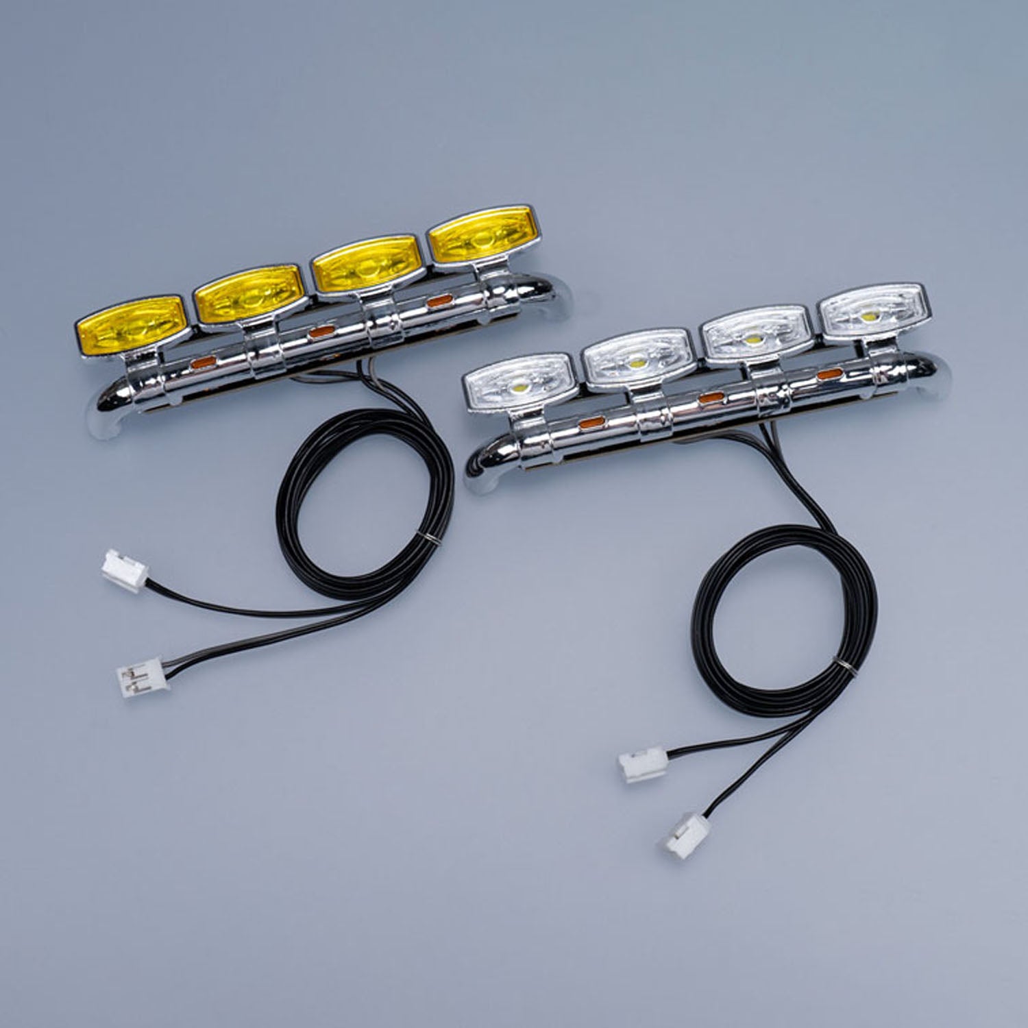 1/14 Scale 5V Plastic Front Spotlight for Tamiya SC 770S RC Tractor Truck - DIY Upgrade Part for 56368 & 56371 RC Lorry Models - Perfect for Night Racing and Off-Road RC Car Enthusiasts