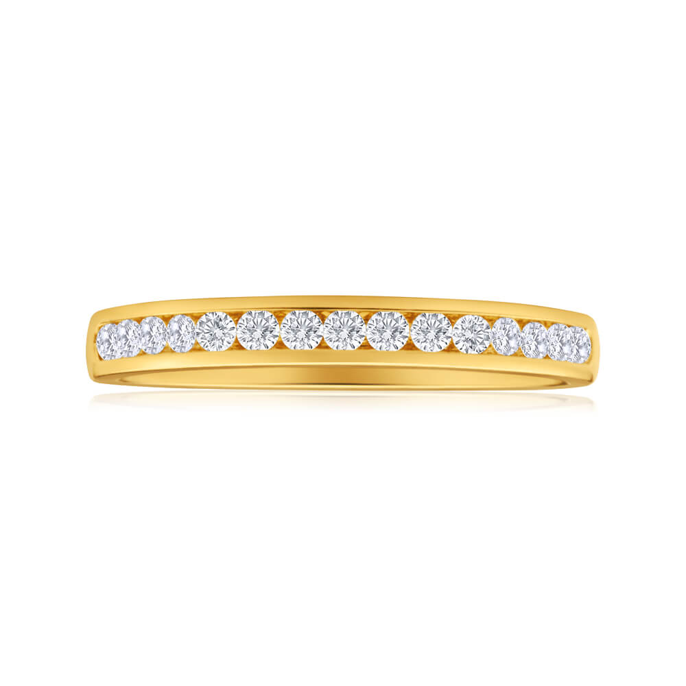 18ct Yellow Gold Diamond Ring - 0.25 Carat Brilliant Cut Diamond Engagement Ring for Women - Perfect for Proposals, Anniversaries & Special Occasions