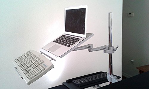 Adjustable Rolling Laptop Stand Desk - 24