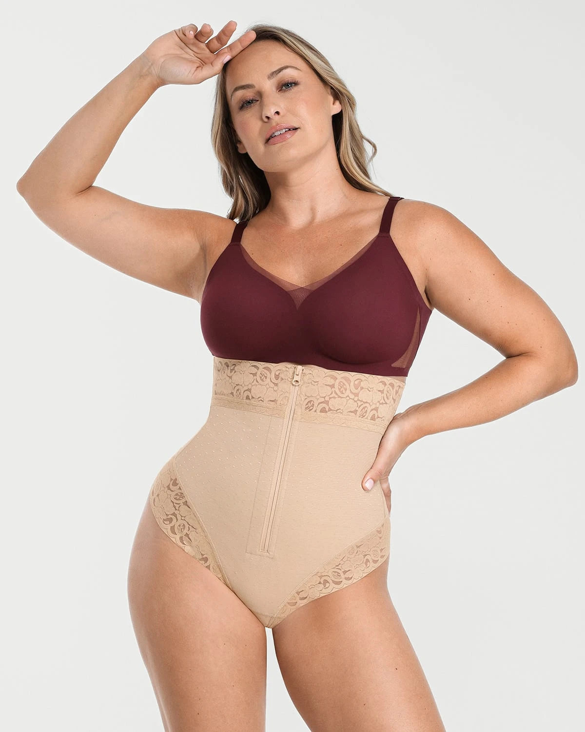 AirSlim® Mid Rise Polka Dot Shaping Panty - High Waist Tummy Control Underwear for Women | Perfect for Everyday Wear, Workouts & Special Occasions