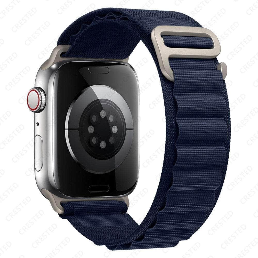 Durable Alpine Loop Strap for Apple Watch Ultra 8 7 6 SE 5 4 3 - Comfortable Sport Band for Hiking, Running & Outdoor Activities
