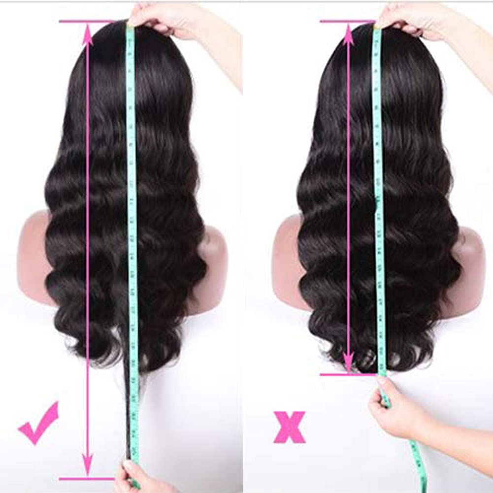 10A Brazilian Virgin Human Hair T Part Lace Wig - Kinky Straight Pre Plucked 130% Density HD Lace Wigs | Natural Look for Daily Wear, Parties & Special Occasions