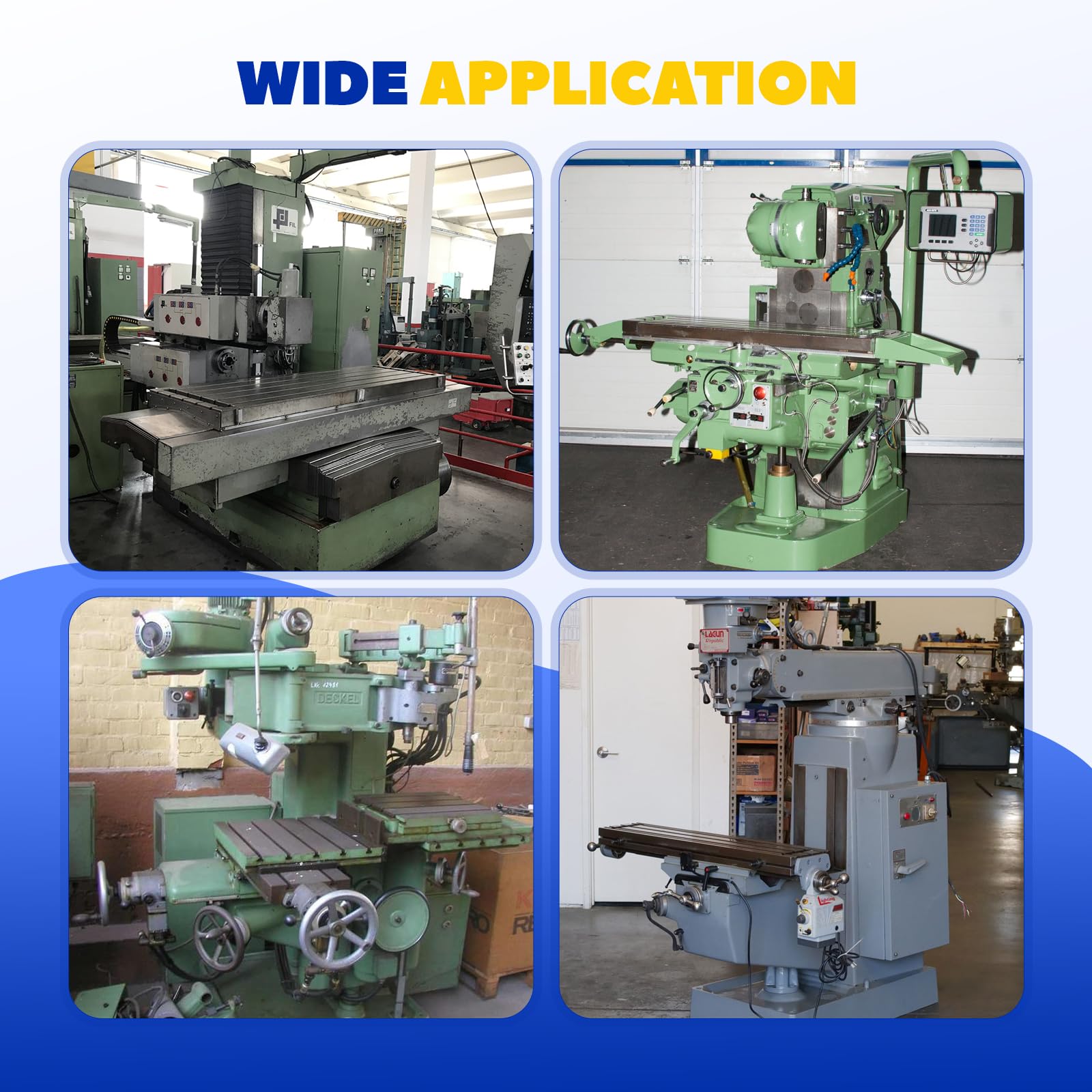 High Torque Power Feed for Milling Machine - 450 in-lbs, 0-200 RPM, 110V - Compatible with Bridgeport & Knee Mills (5/8