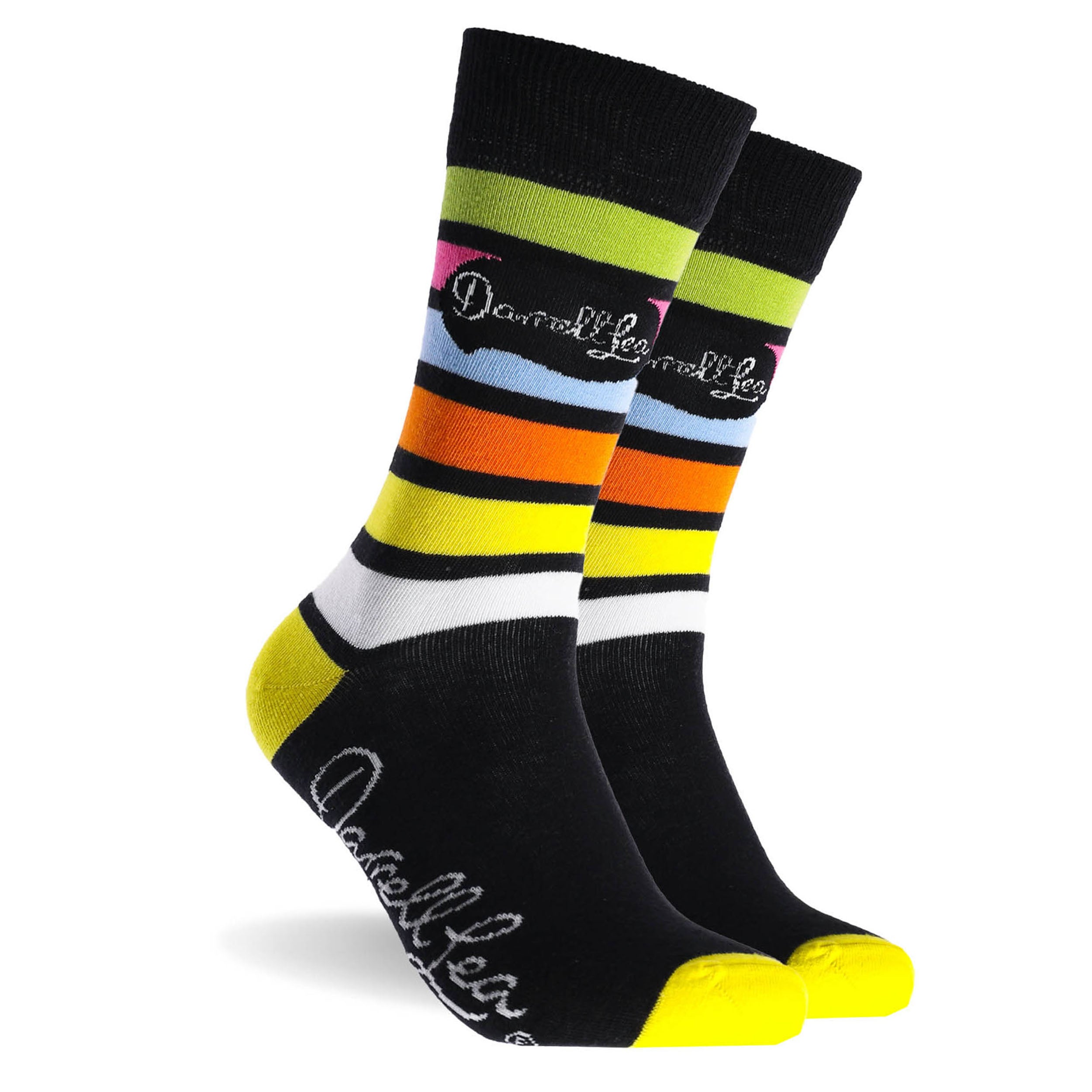 Men's Darrell Lea Cotton Crew Socks 3-Pack Gift Box - Soft Breathable Black Ankle Socks for Everyday Wear, Work & Casual Outfits