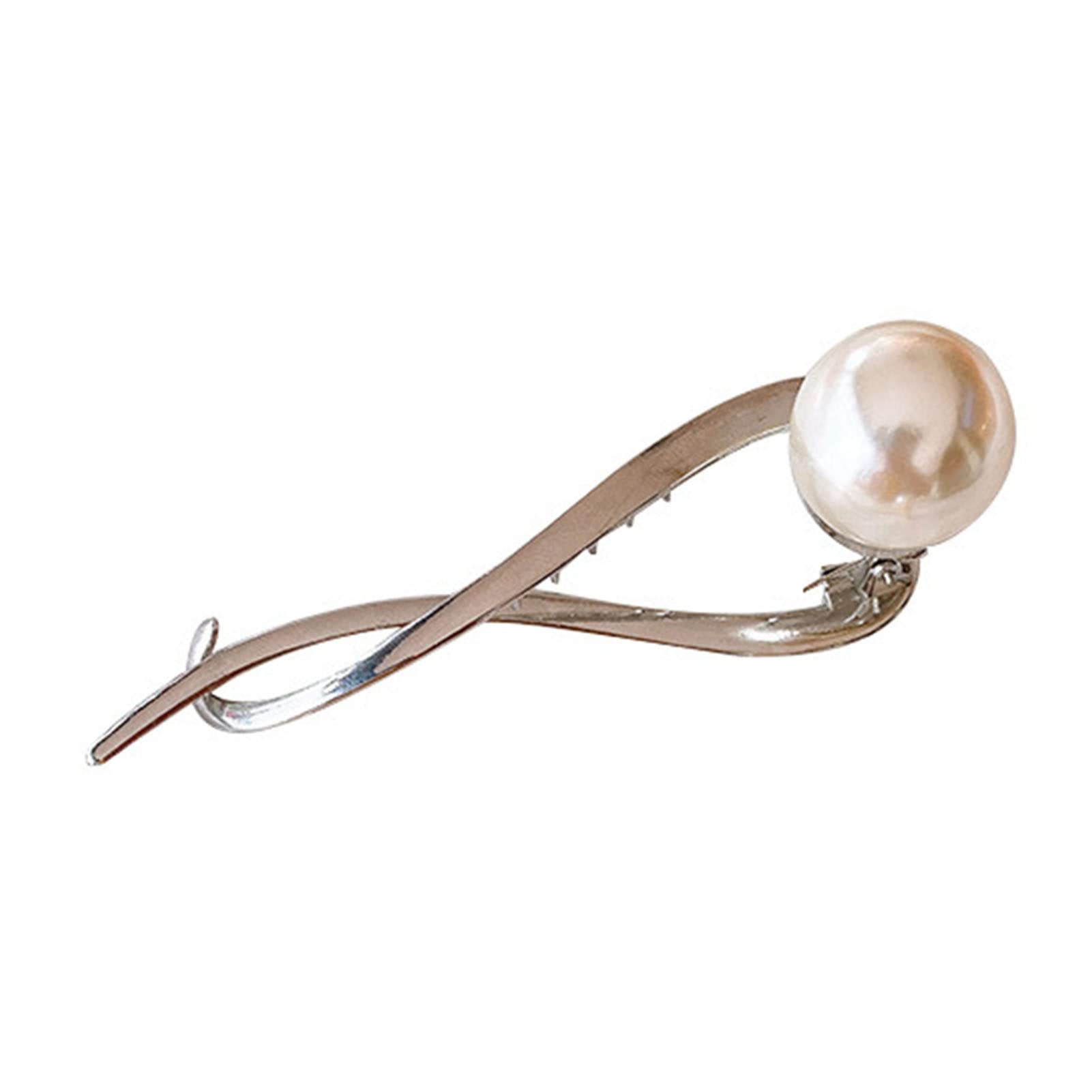 Pearl Hair Clip for Women - Japanese Korean Style Hair Accessories for Parties & Weddings