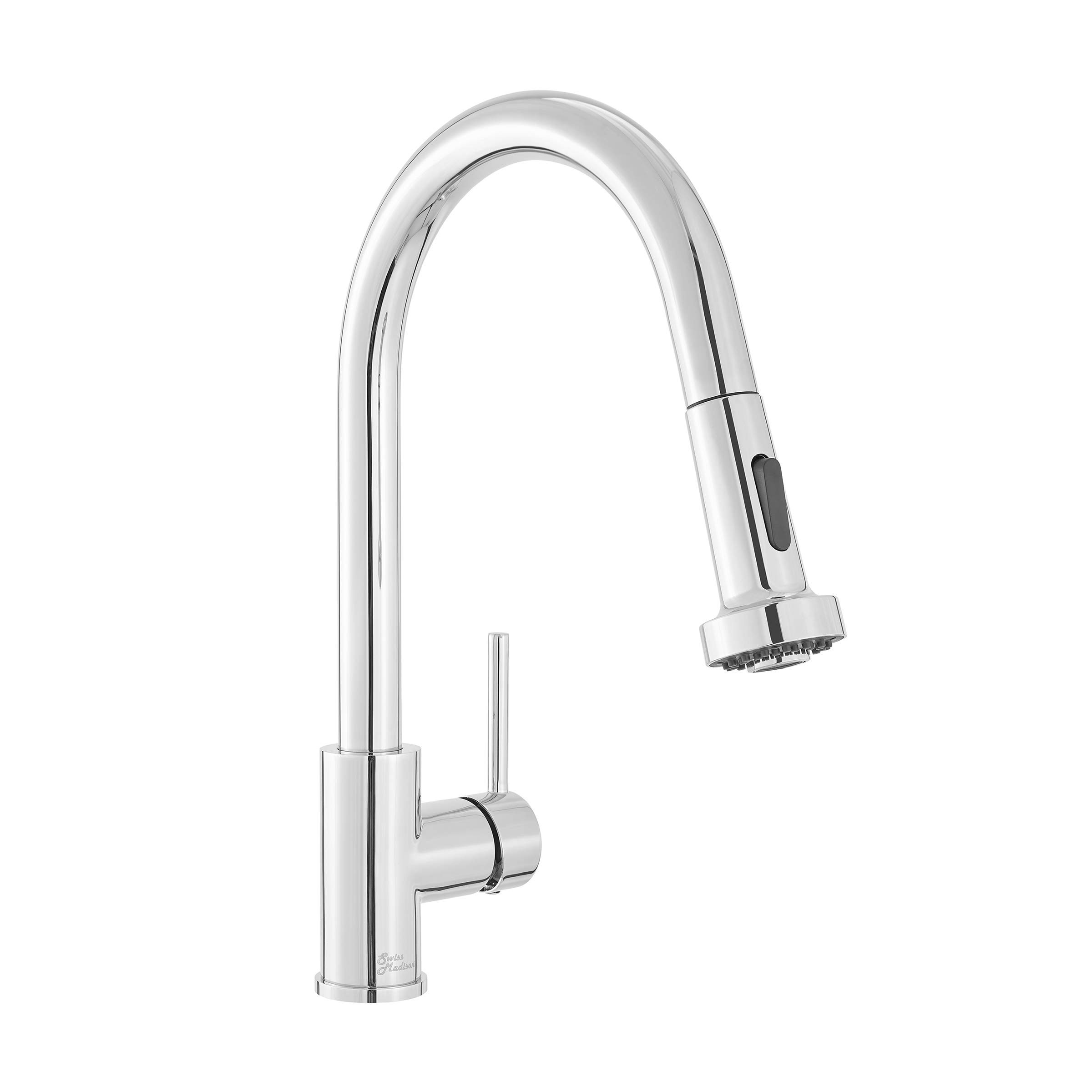 Nouvet Chrome Single Handle Pull-Down Kitchen Faucet - Modern Design for Sink, Dishwashing & Food Prep | Easy Installation & Durable Finish