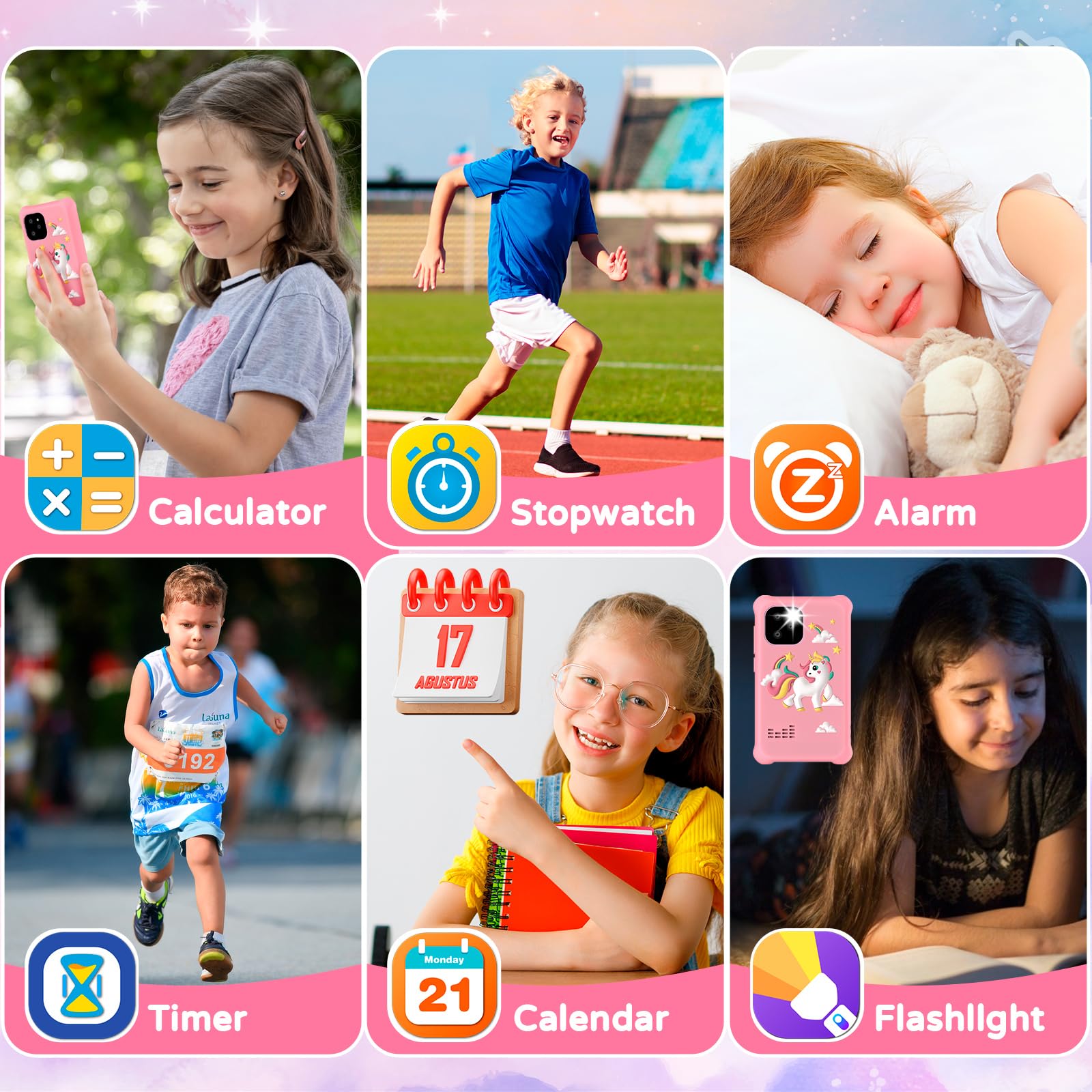 Smart Phone Toy for Kids Ages 3-8 - Touchscreen Learning Phone with Camera | Educational Gift for Toddlers, Boys & Girls | Perfect Birthday Present for Pretend Play & Early Learning