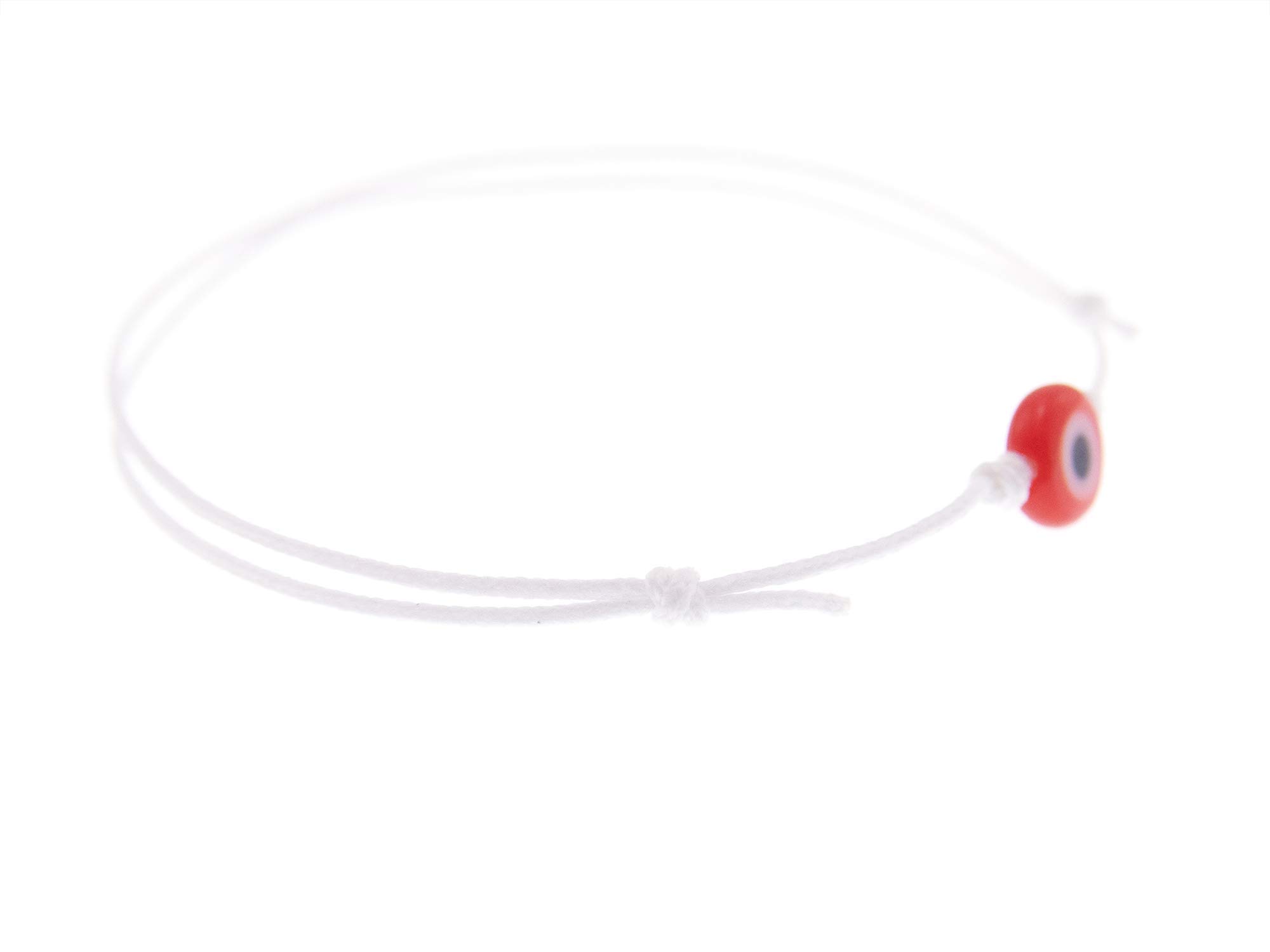 Lucky Bracelet for Men & Women - Tibetan Red & White Beaded Bracelet for Wealth, Love & Good Fortune | Perfect for Gifts, Meditation & Spiritual Protection