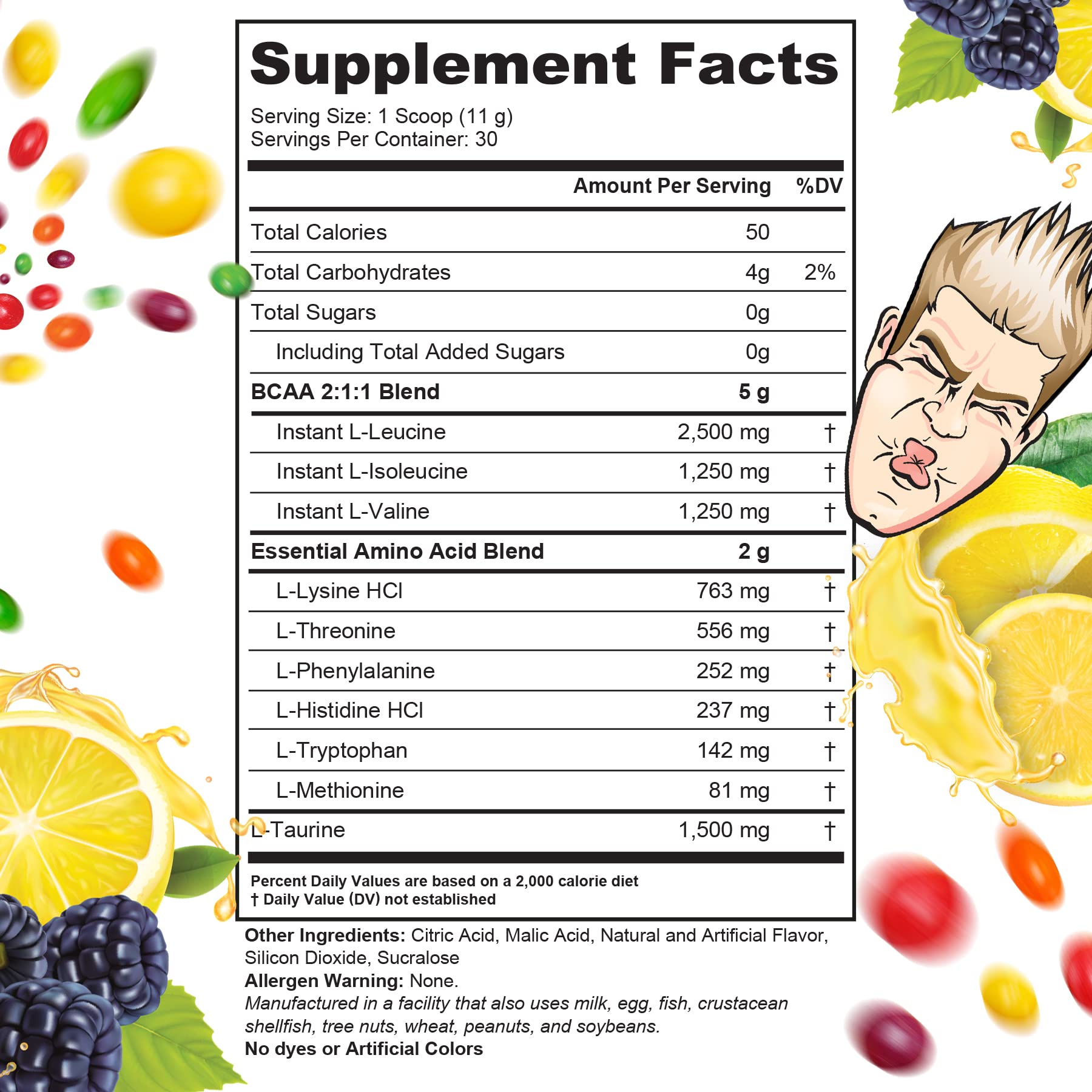Premium EAA & BCAA Powder - Post Workout Recovery Drink with 5g BCAAs & 2g EAAs for Muscle Growth | Branched Chain Amino Acids Supplement for Athletes & Fitness Enthusiasts | Watermelon Flavor, 30 Servings | Ideal for Gym Recovery & Lean Muscle Building