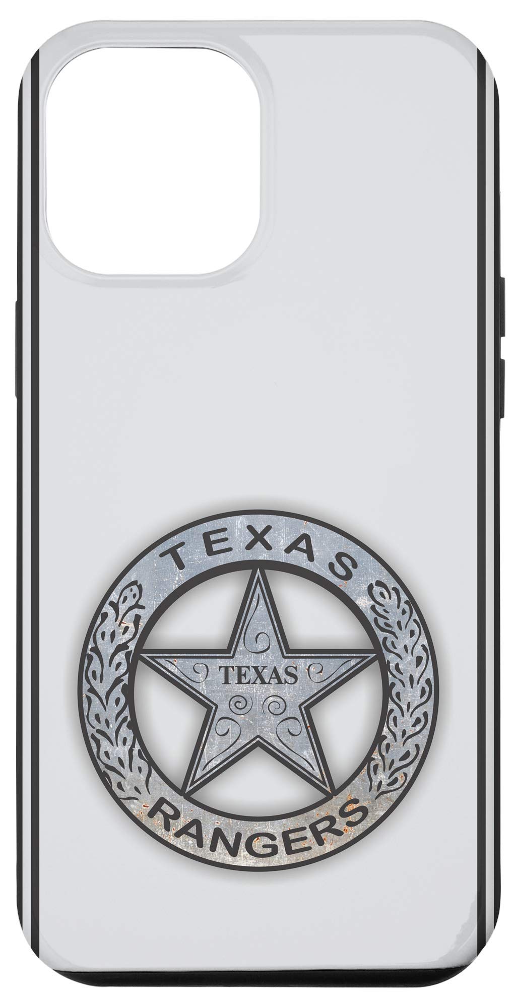 iPhone 12 Pro Max Case with Texas Ranger Badge Design - Durable Protective Cover for Everyday Use & Outdoor Adventures