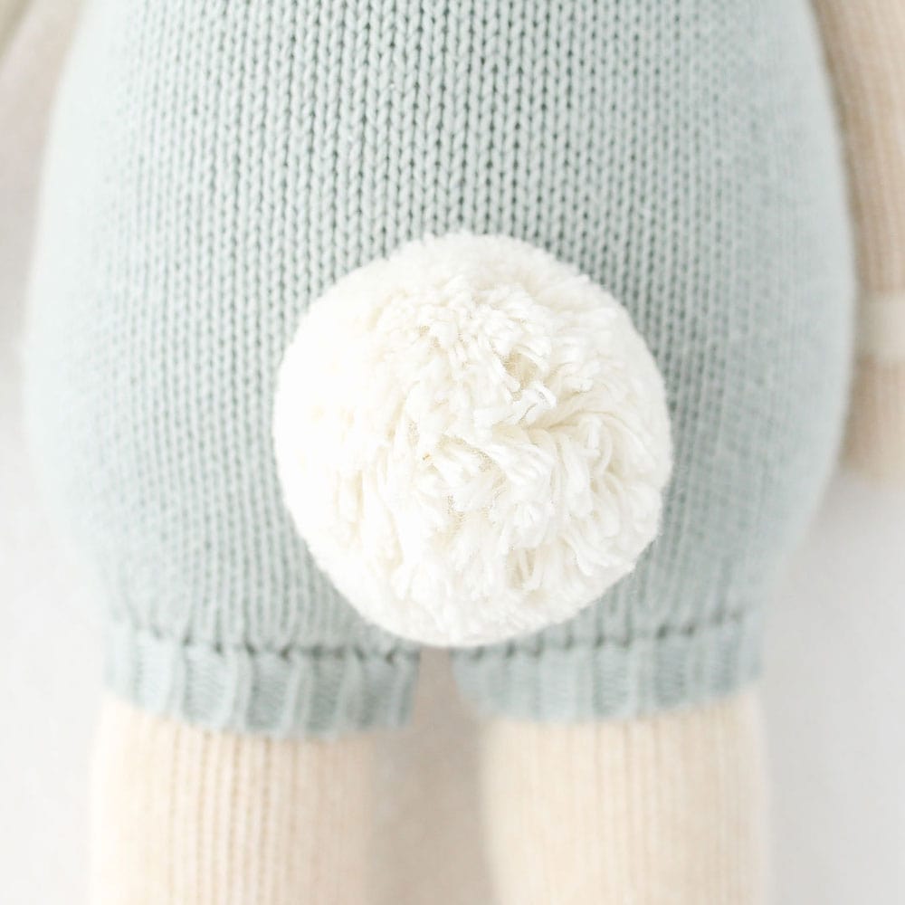 Cuddle+Kind Henry the Bunny (Little) - Organic Cotton Handmade Plush Toy for Babies & Kids | Perfect for Cuddling, Gifts, and Nursery Decor