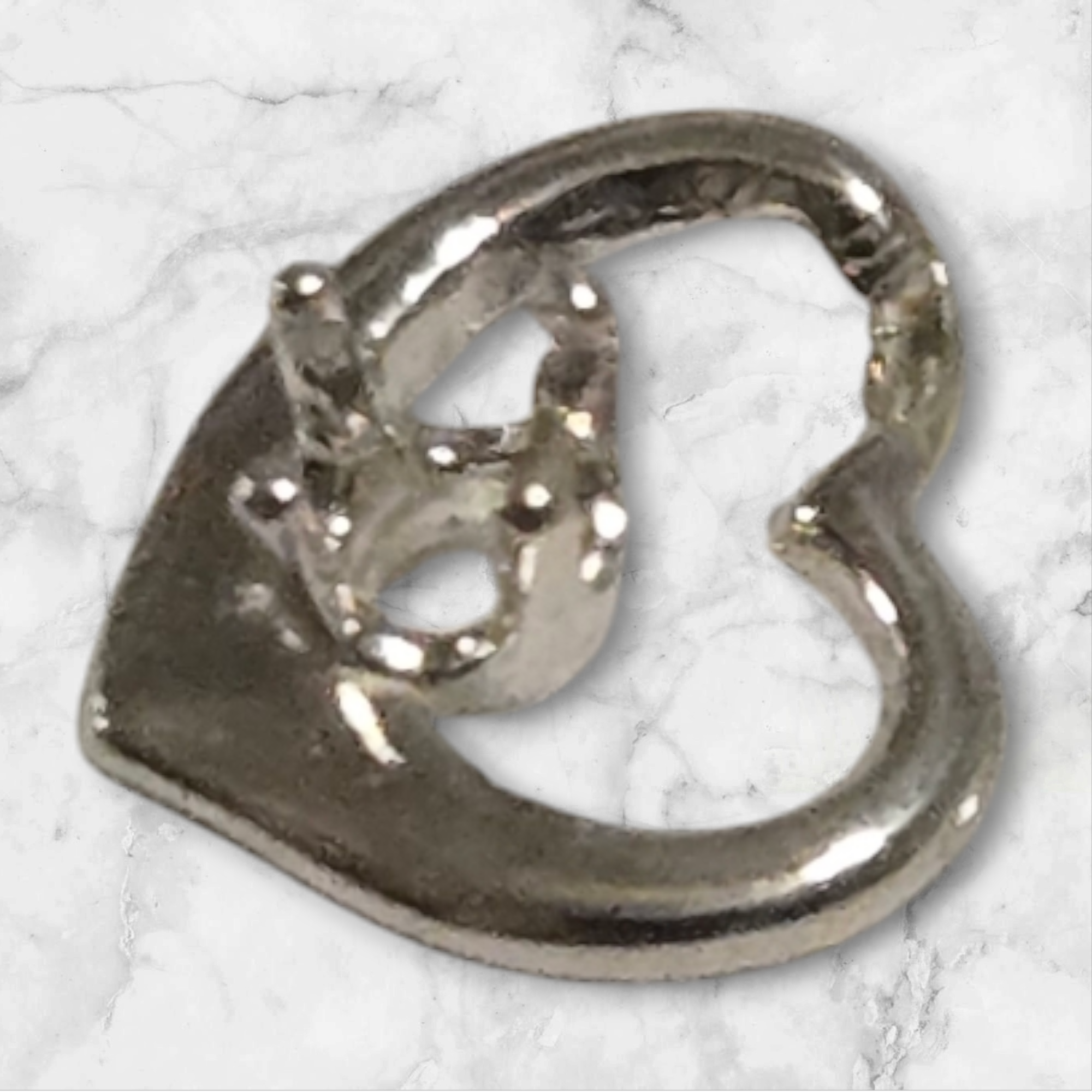 Solid Sterling Silver or 14K White/Yellow Gold 2-3mm Round Weeping Heart Pendant - Handcrafted in USA - Perfect for Necklaces, Bracelets & Gift Giving
