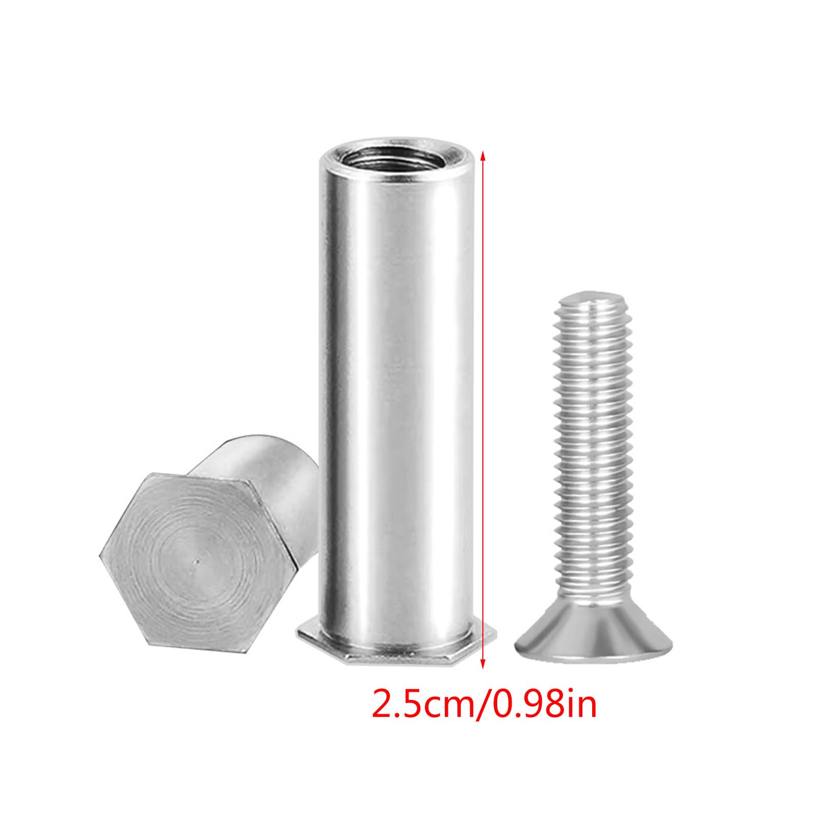 WELLDOER 4-Pack 25mm Computer Fan Screws - Secure & Stable Cooling Fan Mounting Hardware for PC Case, CPU Cooler & Laptop Fans | Perfect for Gaming Rigs & Workstation Builds
