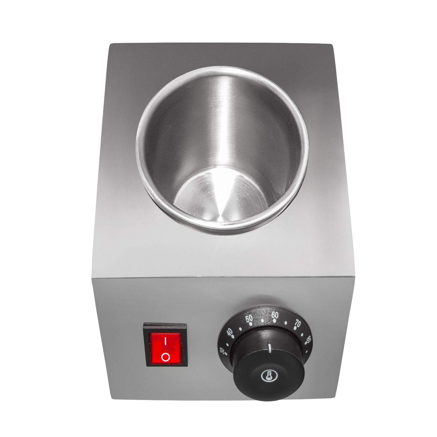 ALDKitchen Electric Sauce Dispenser & Heater - Commercial Stainless Steel Sauce Warmer 110V (1-Head) - Perfect for Restaurants, Catering & Food Service Businesses