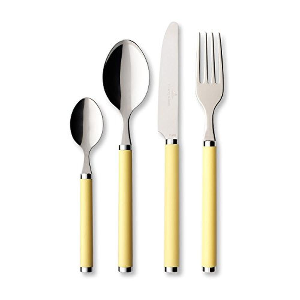 Play! Sunny Day 24-Piece Cutlery Set - Durable Plastic Utensils for Kids, Picnics, Camping & Outdoor Dining
