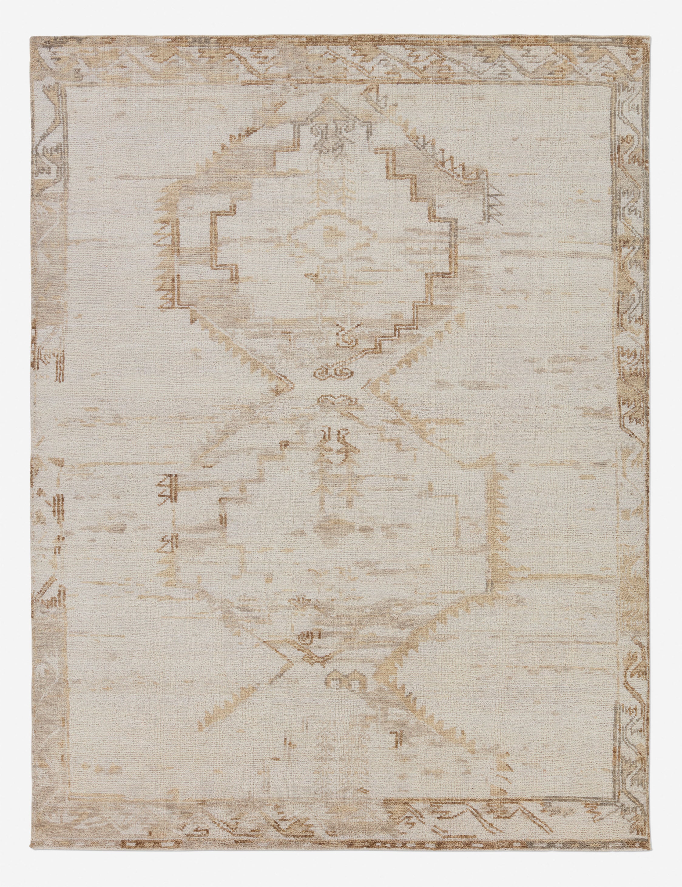 Damla Rug - Handmade Turkish Boho Rug, Soft & Durable for Living Room, Bedroom, Nursery - Perfect for Boho, Farmhouse & Modern Home Decor