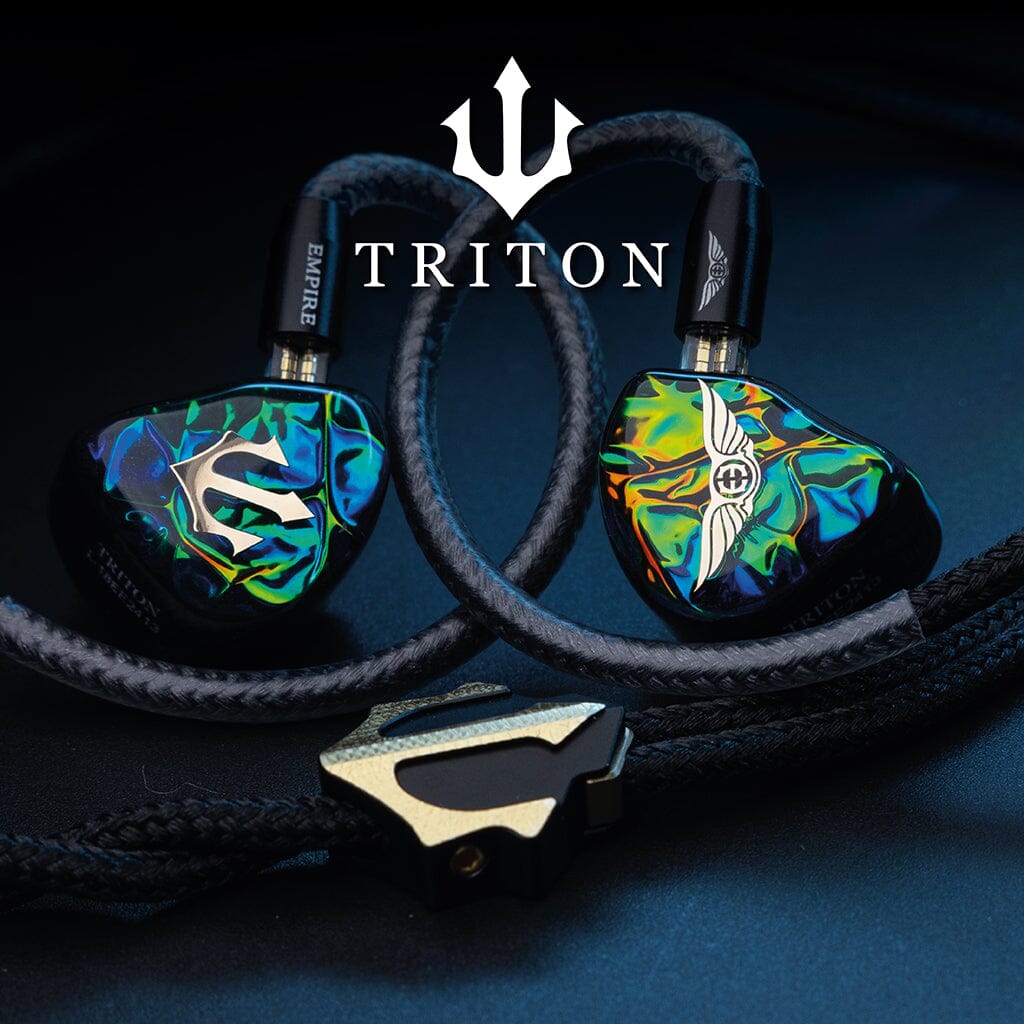 Empire Ears Triton Premium In-Ear Headphones - High Fidelity Sound, Noise Isolation | Perfect for Audiophiles, Musicians & Travelers