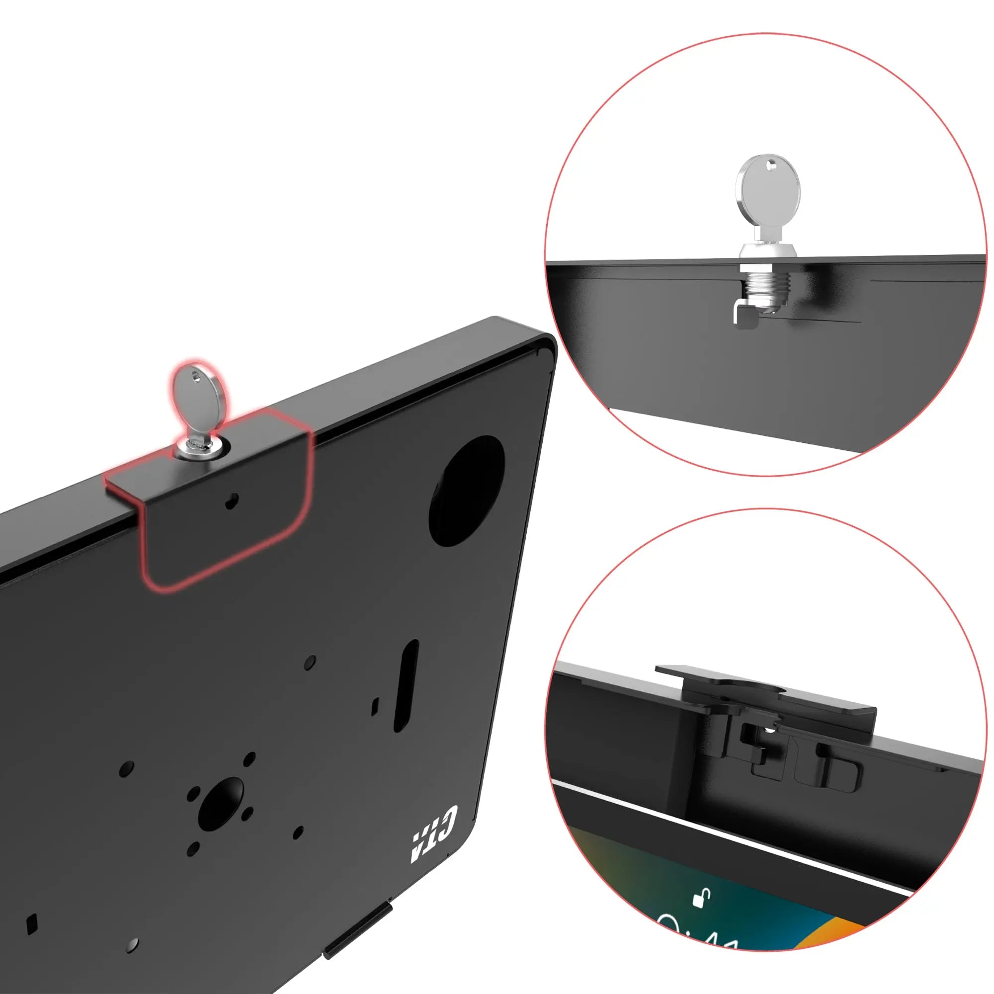 Premium Security Mullion Side Mount Enclosure - Heavy Duty Metal Locking Cabinet for Documents & Valuables - Ideal for Offices, Banks & Retail Stores
