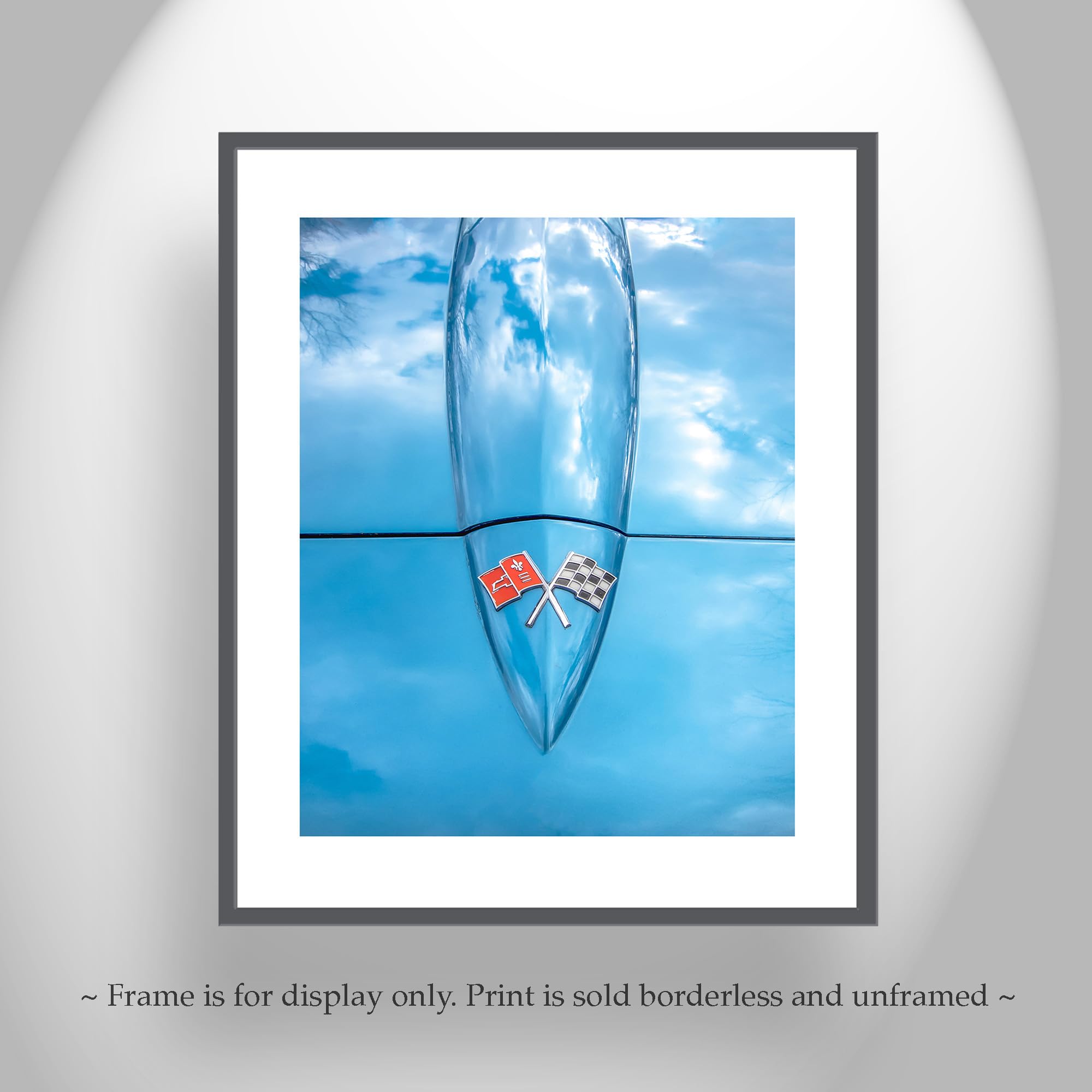 Corvette Wall Art - High-Quality Automotive Poster for Home, Office & Garage Decor | Perfect for Car Enthusiasts & Man Cave