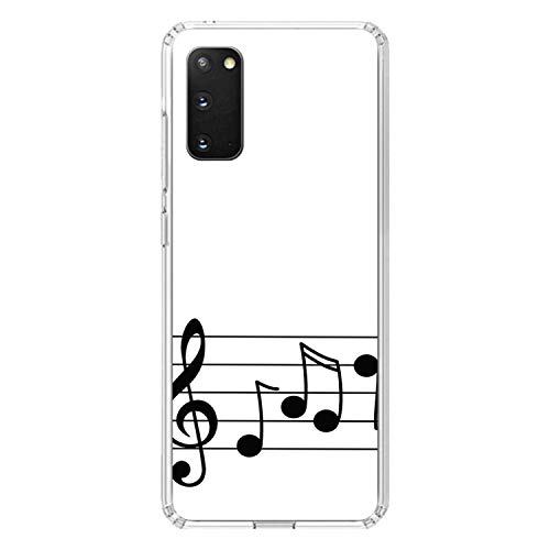 Treble Staff Music Notes On Clear Case