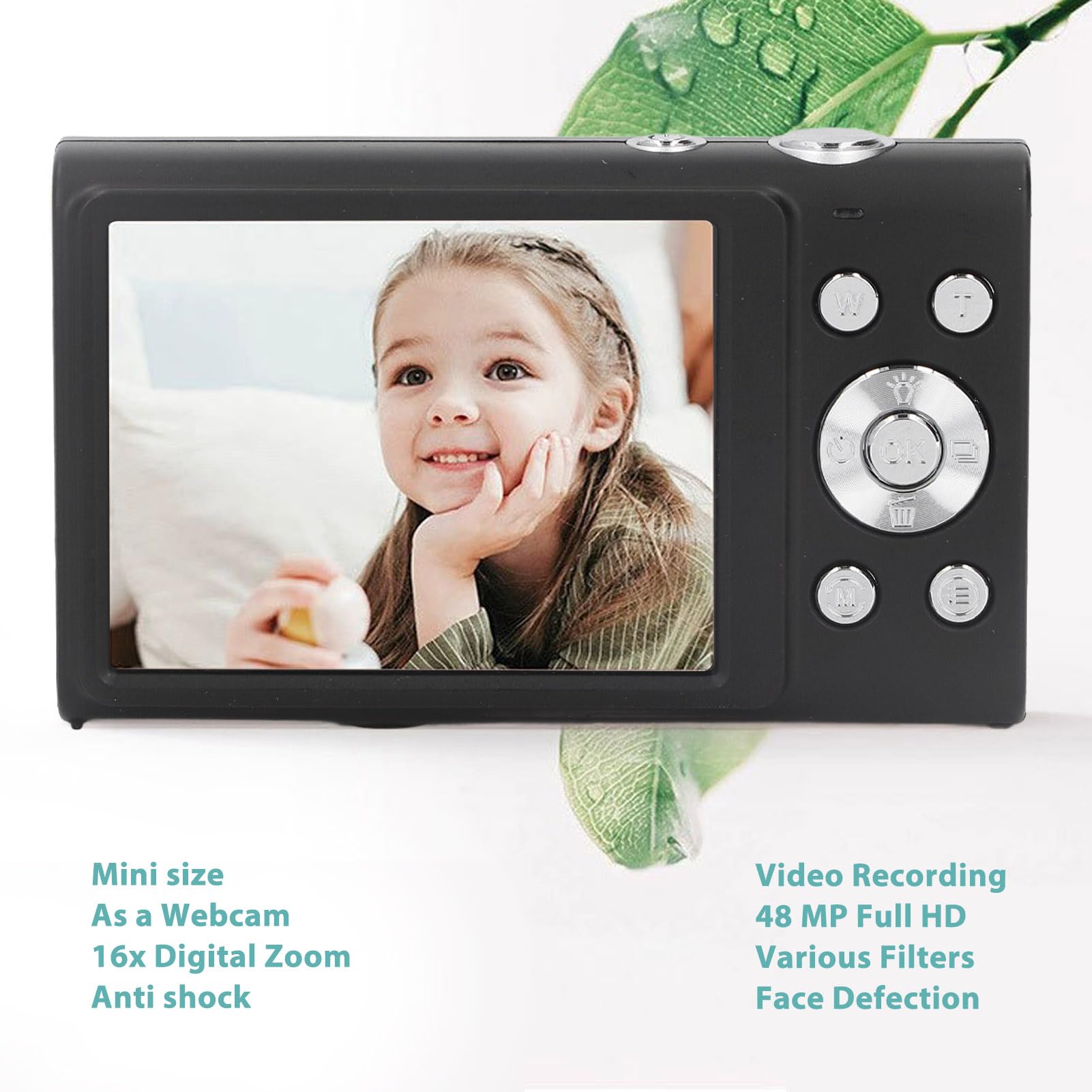 4K Vlogging Camera with 2.8
