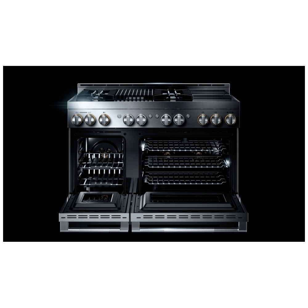 JennAir RISE™ 48-Inch Professional Gas Range JGRP748HL - Open Box New - Premium Gas Cooktop for Gourmet Cooking & Large Family Kitchens