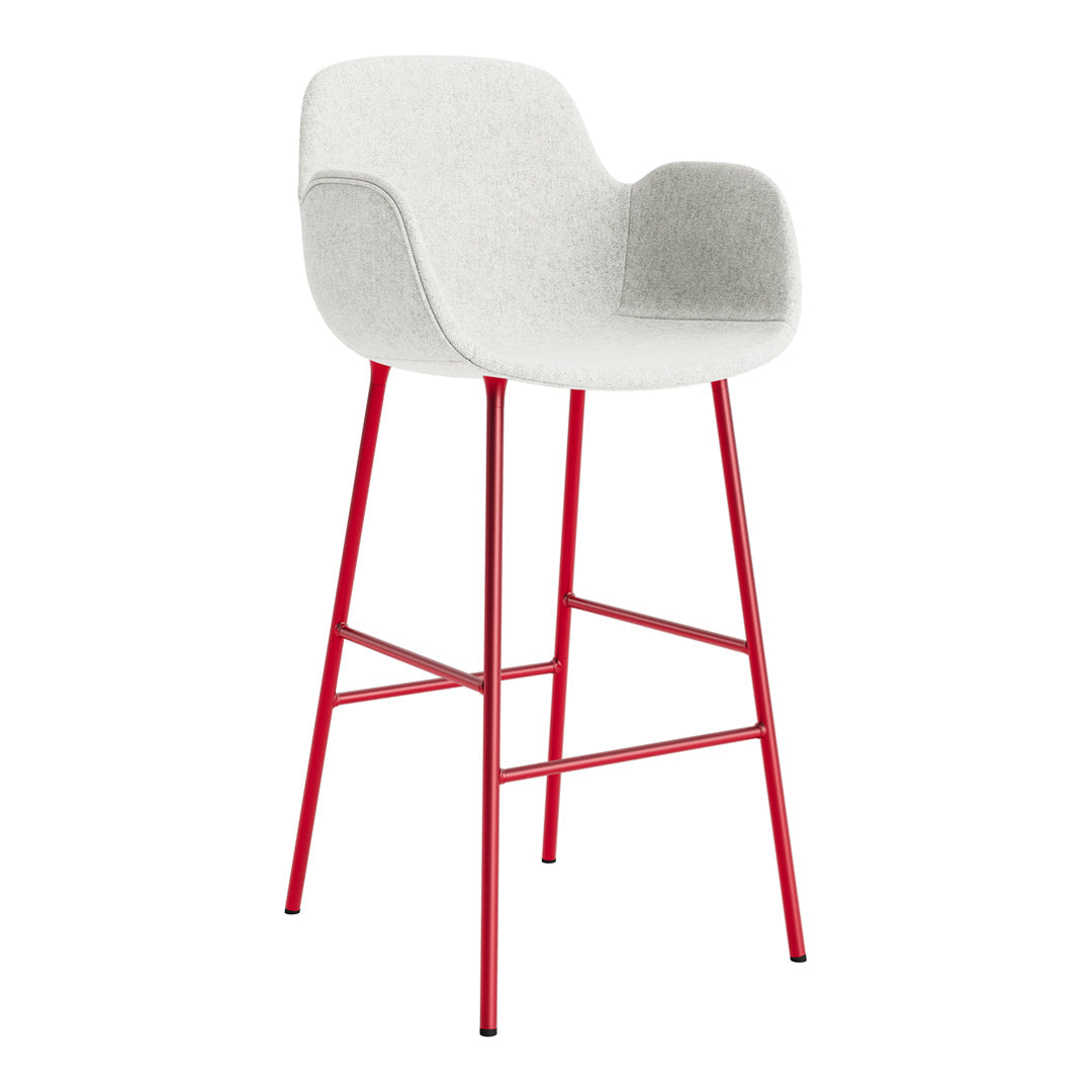 Form Bar Armchair - Fully Upholstered Modern Lounge Chair for Living Room, Bar, or Office | Comfortable Seating for Home Decor