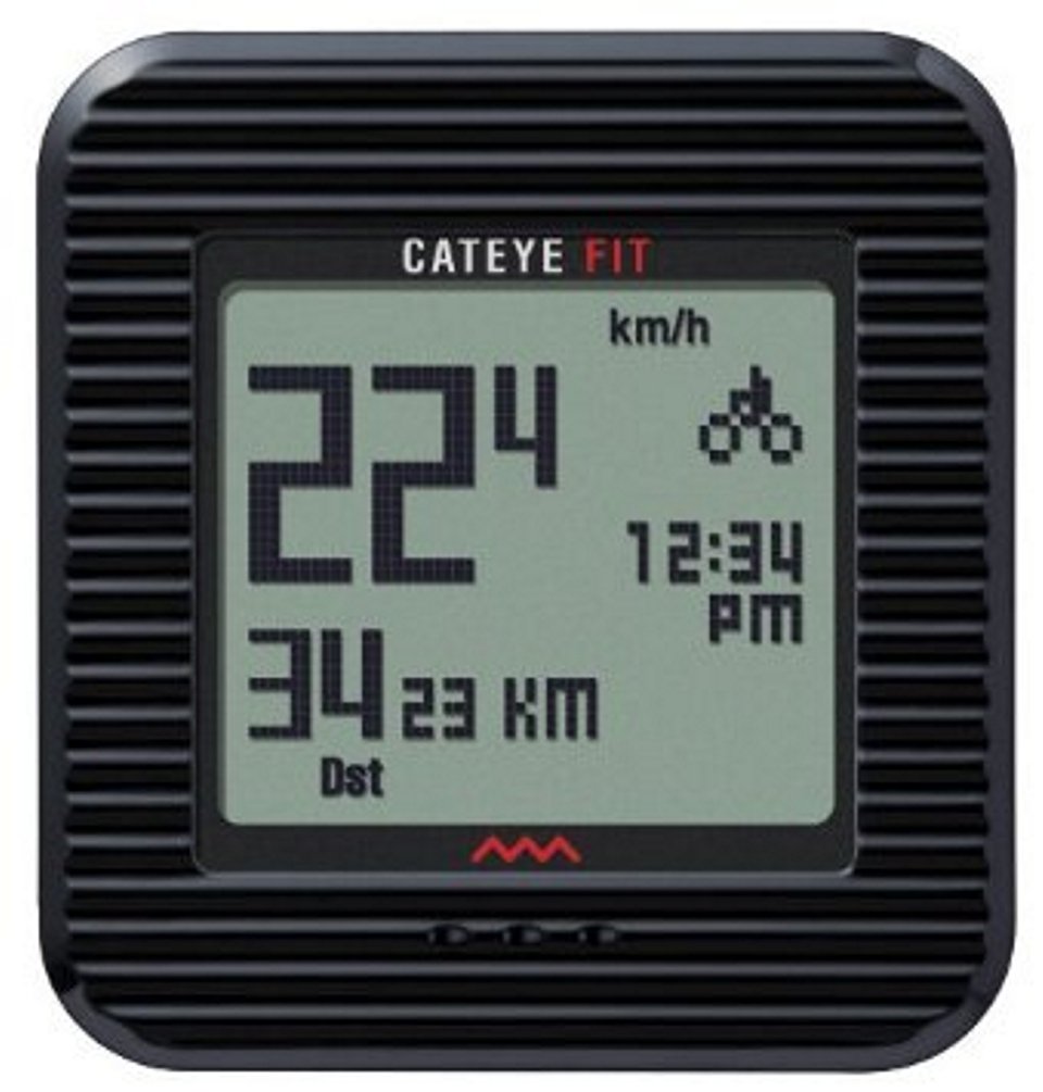 CATEYE Fit Wireless Cycling Computer & Pedometer - Track Speed, Distance & Steps for Biking, Running & Walking - Perfect for Outdoor Fitness & Commuting