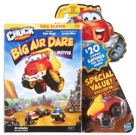 Chuck Big Air Dare DVD & Vehicle - Extreme Stunt Action for Kids & Adults - Perfect for Birthday Gifts & Adventure Parties