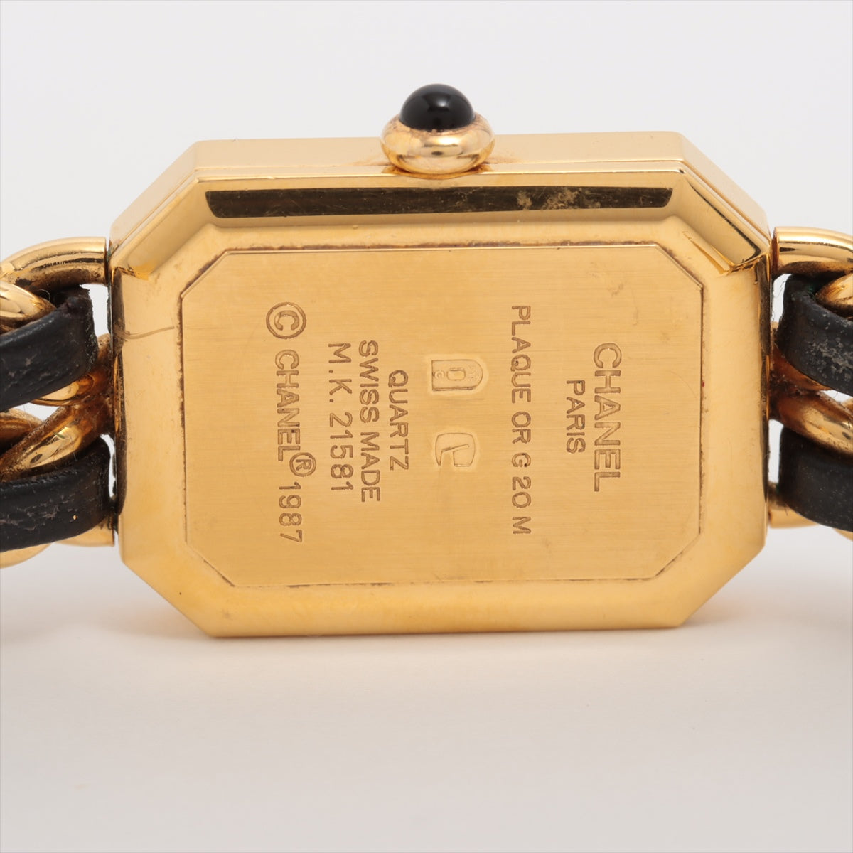 Chanel Première M Vintage Black Dial Gold Watch - Luxury Women's Timepiece for Formal Events & Evening Wear