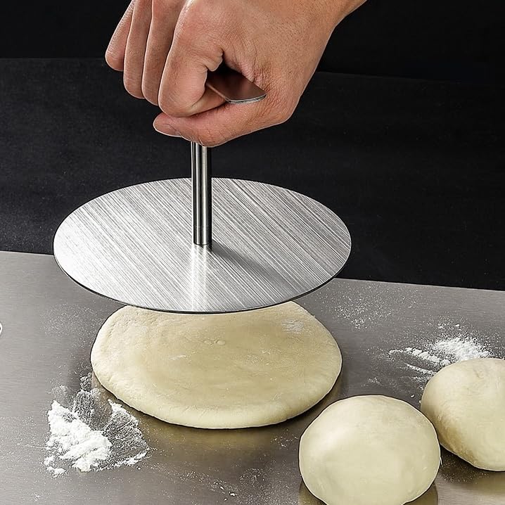 7 Inch Stainless Steel Tortilla Press Maker - Multi-Functional Dough Press for Quesadillas, Roti, Gluten-Free Tortillas | Perfect for Home Cooking, Mexican Cuisine & Restaurant Use