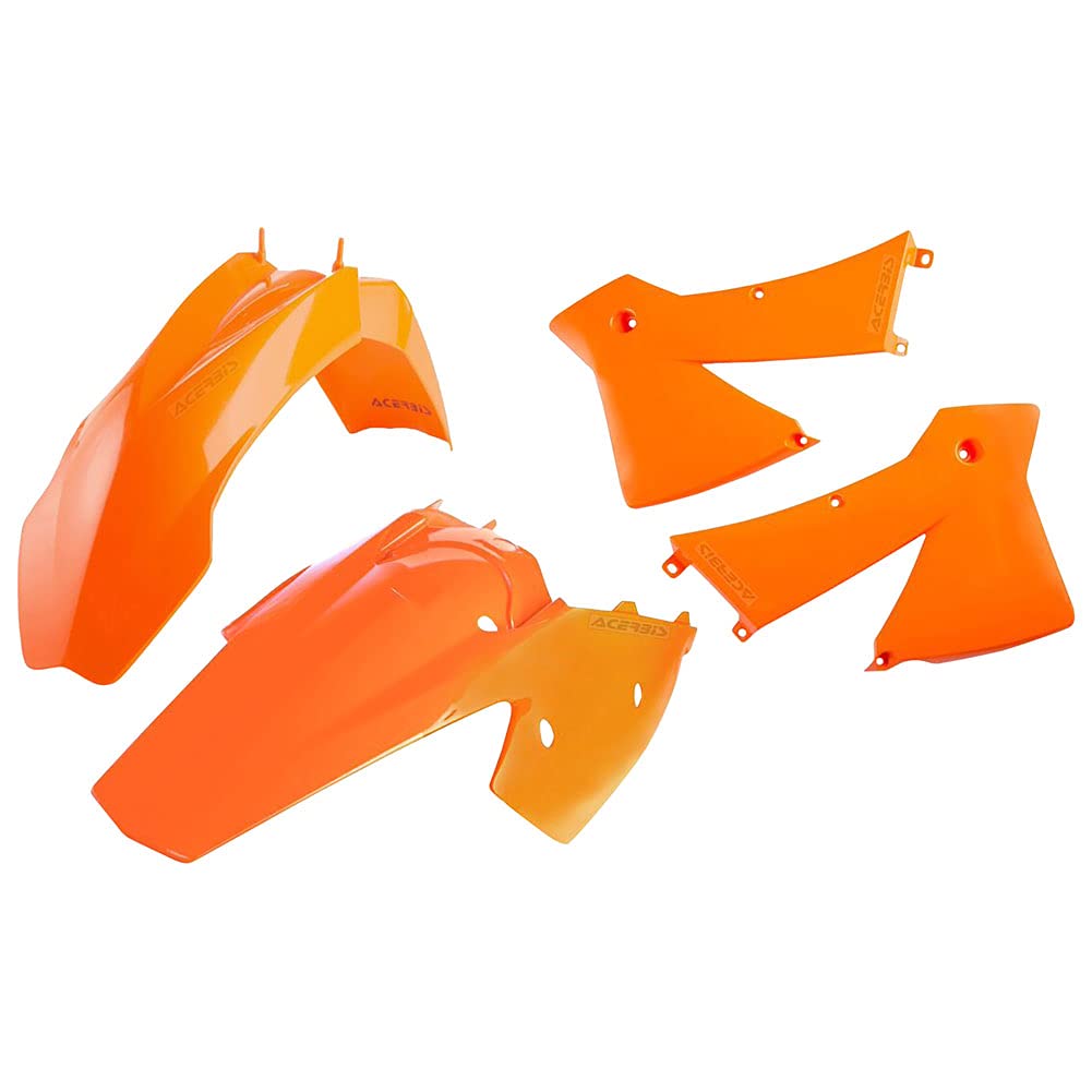 Original Acerbis Plastic Kit - Orange 2041140245 | High-Quality Replacement Parts for Motorcycles & ATVs | Perfect for Off-Roading, Racing & Custom Builds