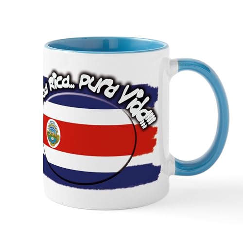 White/Blue Inside - COSTA RICA Mug