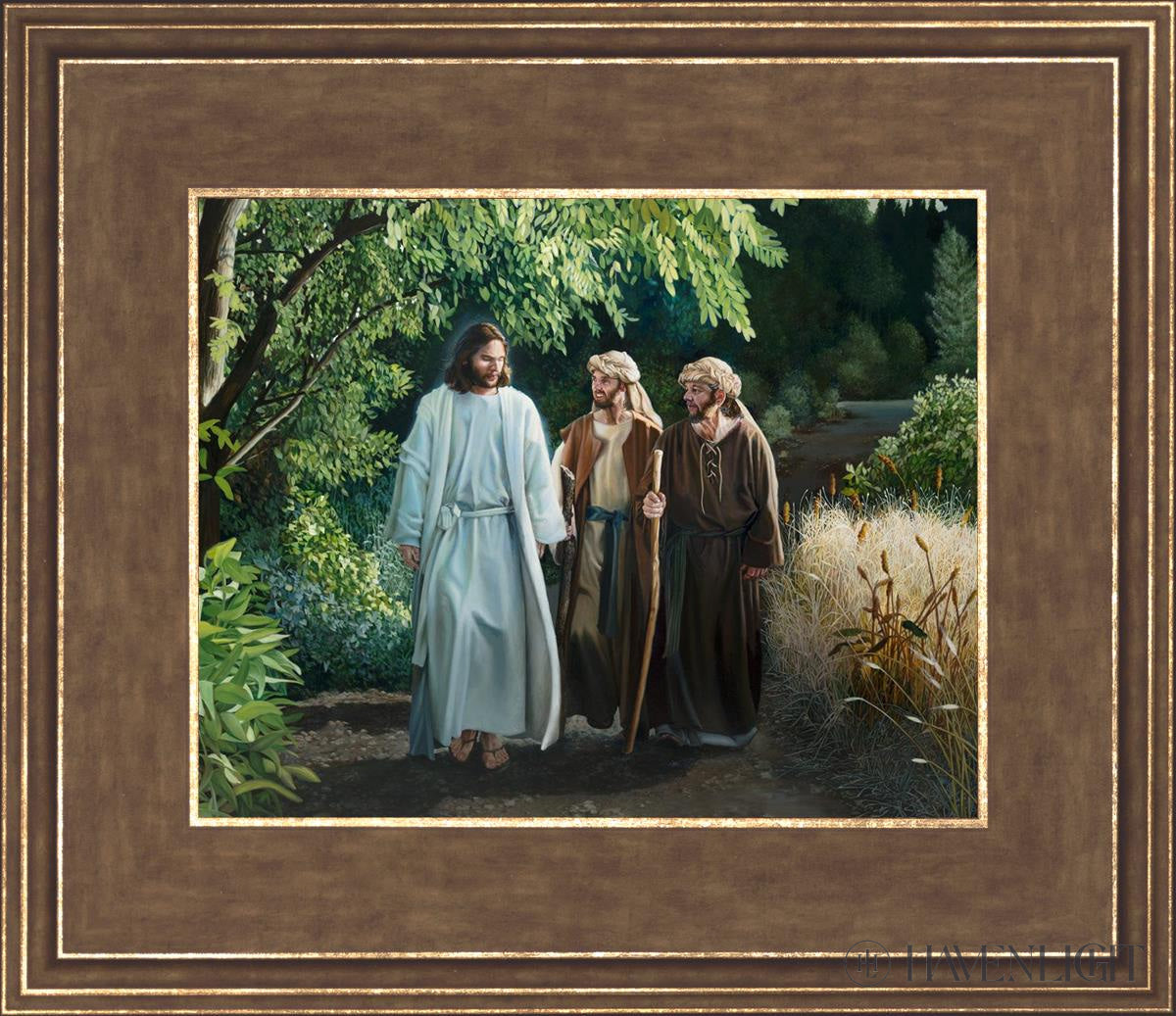 Emmaus By Liz Lemon Swindle - Inspirational Christian Wall Art for Home & Church Decor | Perfect for Living Room, Bedroom & Office