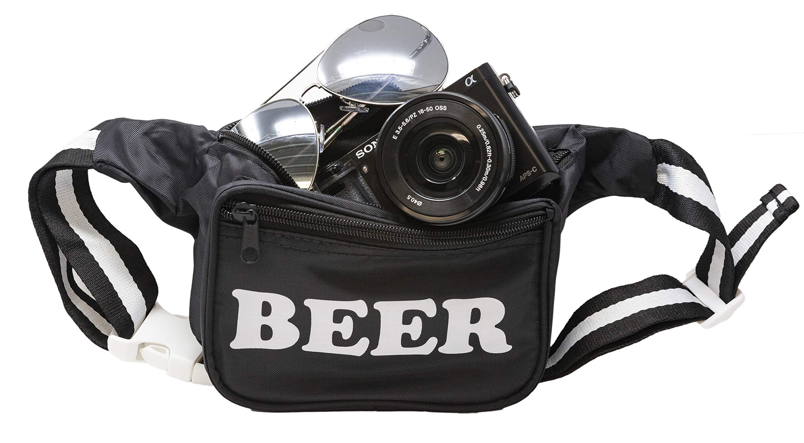 Funny Guy Mugs Beer Premium Fanny Pack - Stylish Party Waist Bag for Men & Women - Perfect for Concerts, Festivals, and Outdoor Adventures