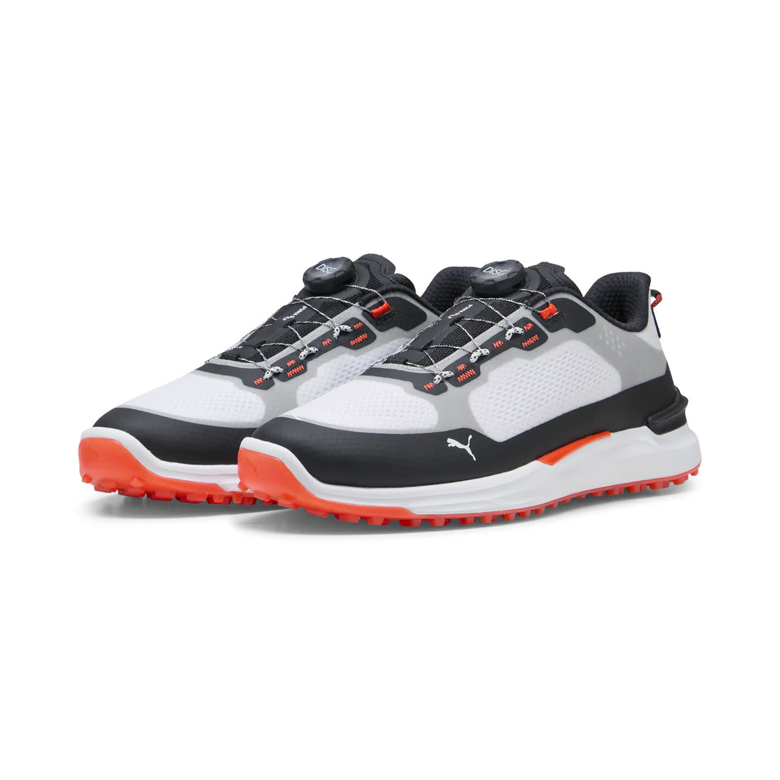 Puma Ignite Elevate 2 Disc Running Shoes for Men - White/Black - Lightweight & Responsive Cushioning - Perfect for Jogging, Gym Workouts & Daily Wear