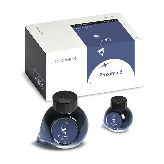 Colorverse Spaceward Fountain Pen Ink Set - 65ml + 15ml Bottles for Writing, Calligraphy & Art - Premium Ink for Journaling, Letter Writing & Creative Projects