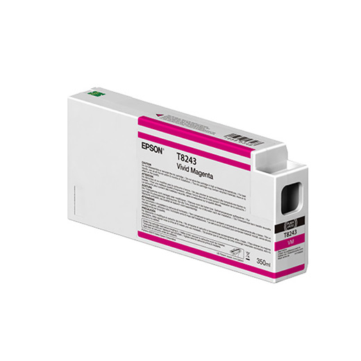 Epson Vivid Magenta UltraChrome HD/HDX Ink Cartridge 350ml (T824300) - High-Quality Printer Ink for Professional Photo Printing & Graphic Design