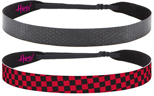 Wide Red & Black Geo 2pk