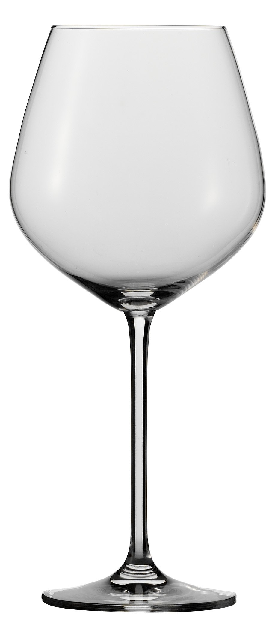 Premium SCHOTT ZWIESEL FORTISSIMO 112496 Burgundy Wine Glasses - Set of 6 (24.8 oz/727ml) - Crystal Clear Lead-Free Glass - Perfect for Red Wine Tasting, Dinner Parties & Elegant Home Entertaining