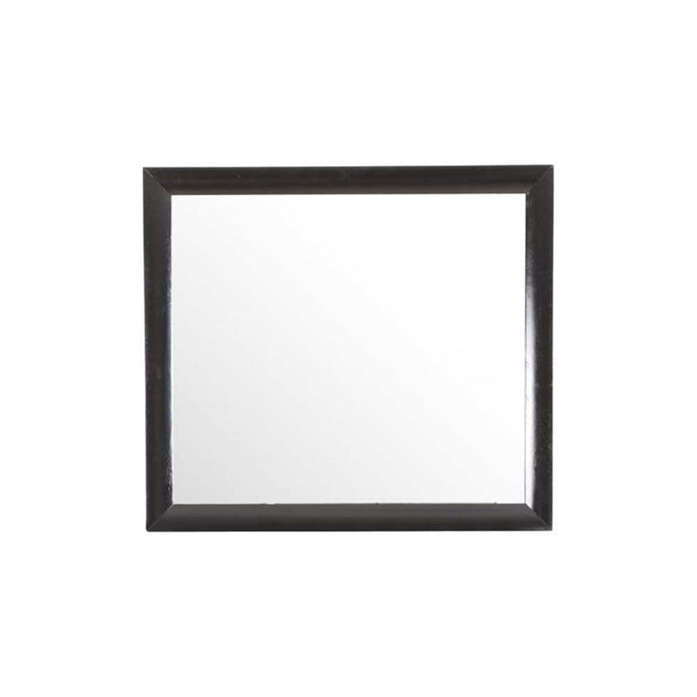 Glory Furniture G1500 Marilla Black Full-Length Mirror - Elegant Floor Mirror for Bedroom, Living Room, and Entryway Decor
