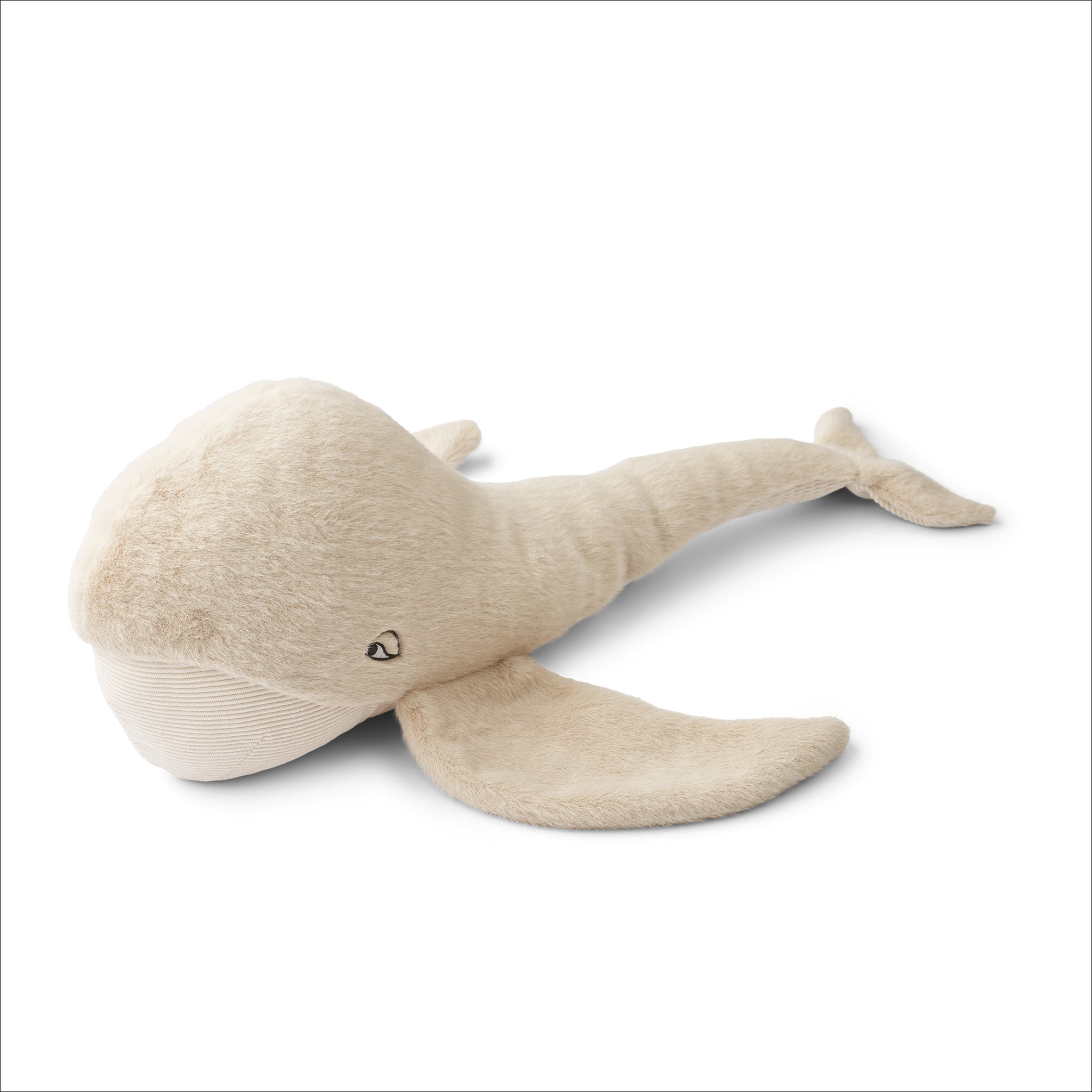 LIEWOOD Berman Whale Stuffed Animal - Soft Plush Whale Toy for Kids, Cute Mist Gray Whale Pillow for Nursery Decor & Cuddling Companion