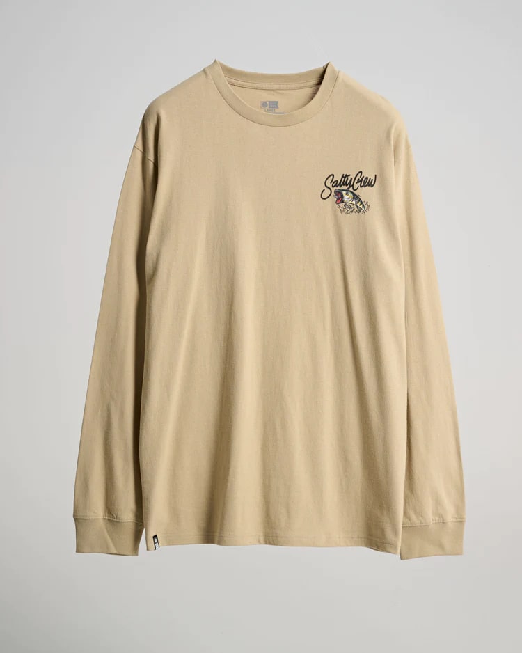 Salty Crew Cast Off Standard Long Sleeve T-Shirt for Men - Comfortable Fishing & Outdoor Activities Shirt